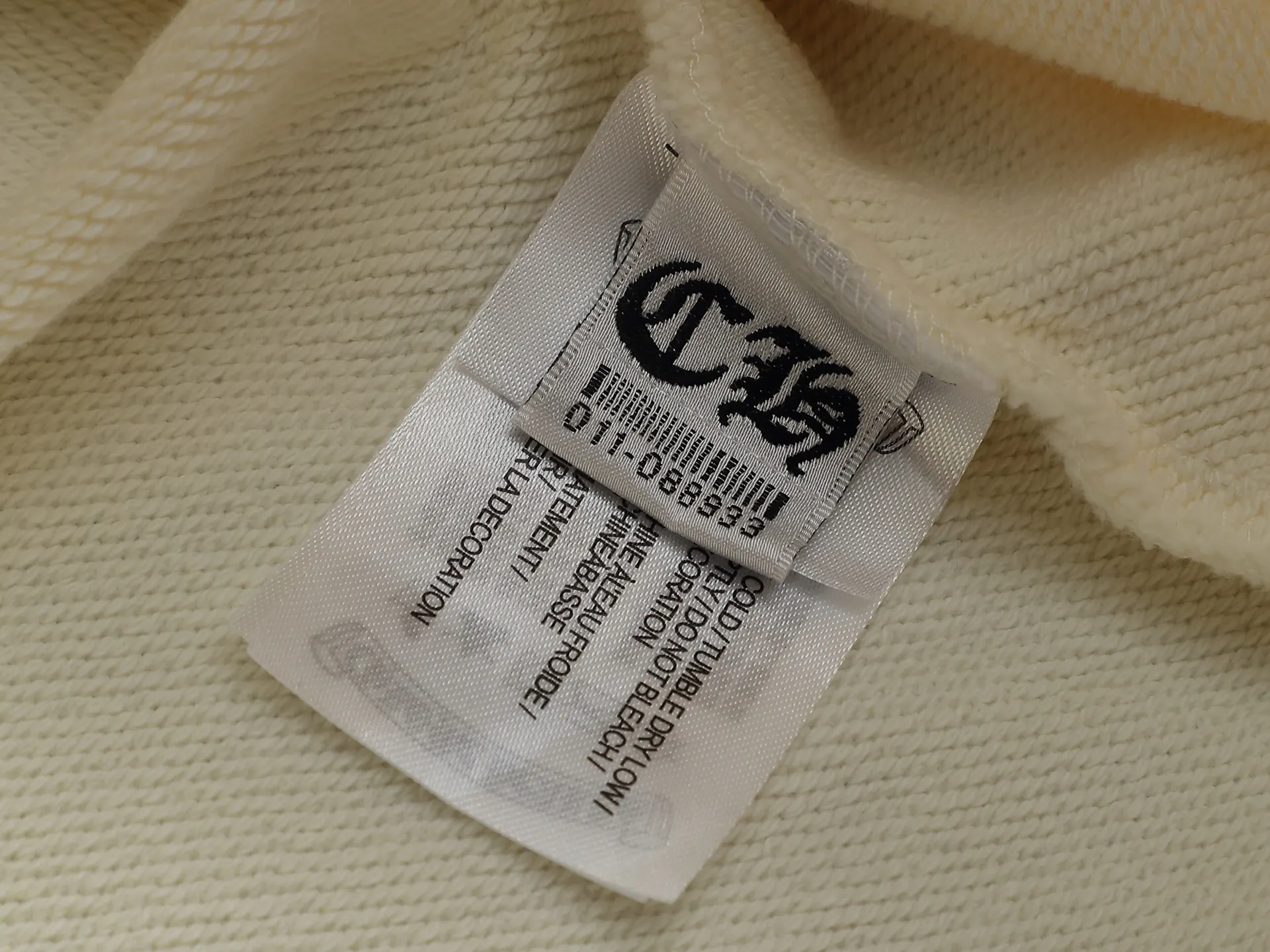 Chrome Hearts Acid-Wash Embroidered Zip-Up Hoodie D24521995 — view 11