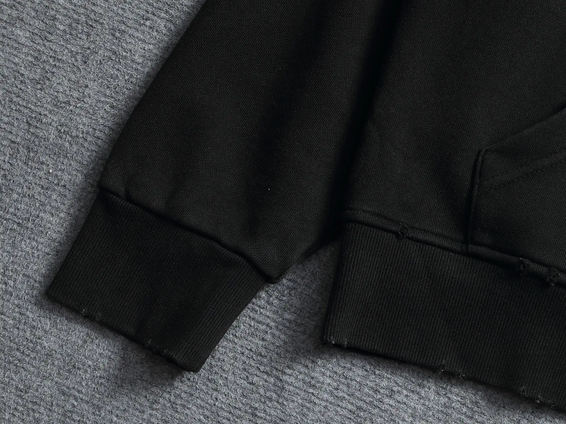 Chrome Hearts Acid-Wash Embroidered Zip-Up Hoodie D24521996 — view 4