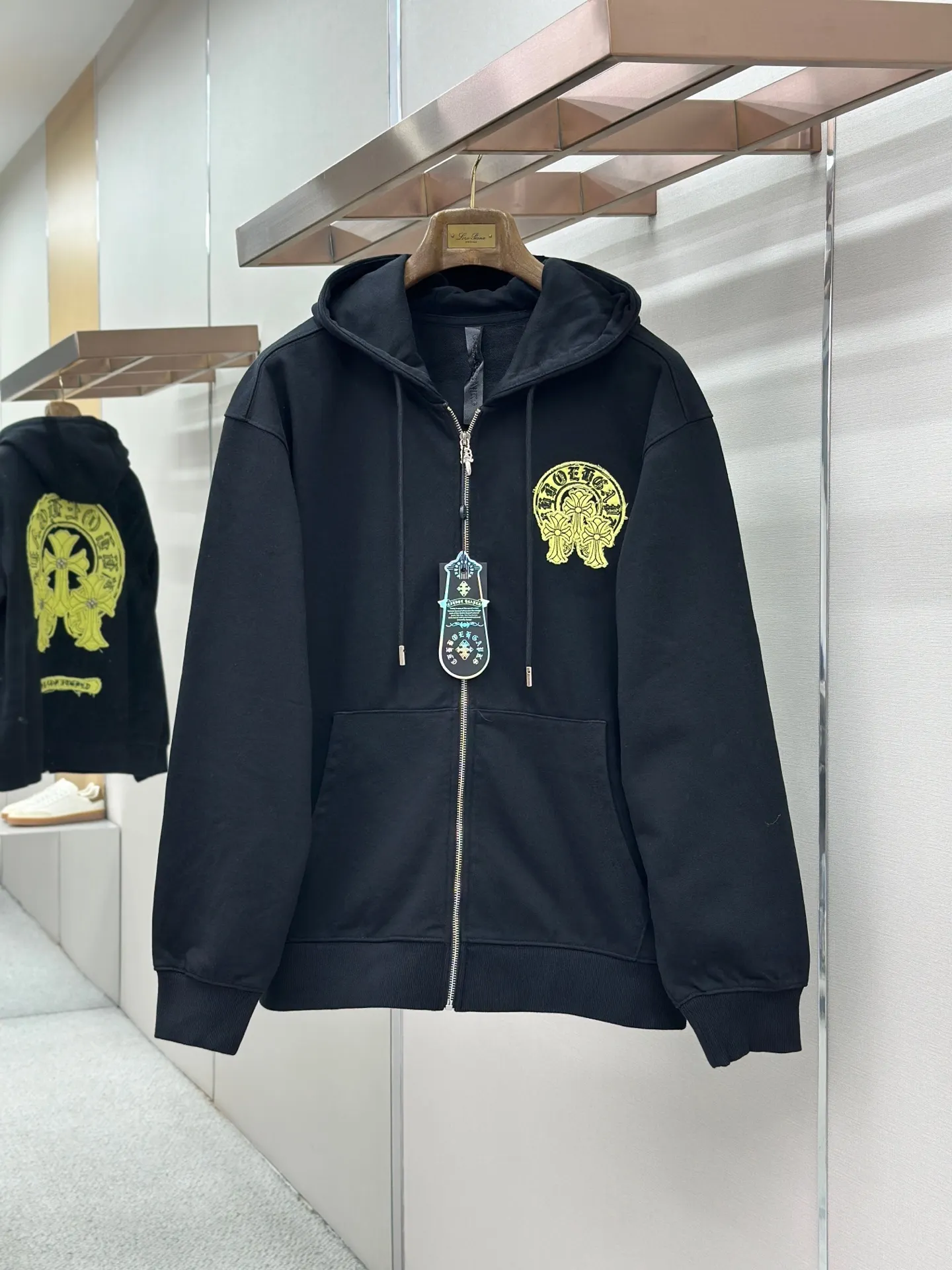 Logo Patch Zip-Up Hoodie D24521456
