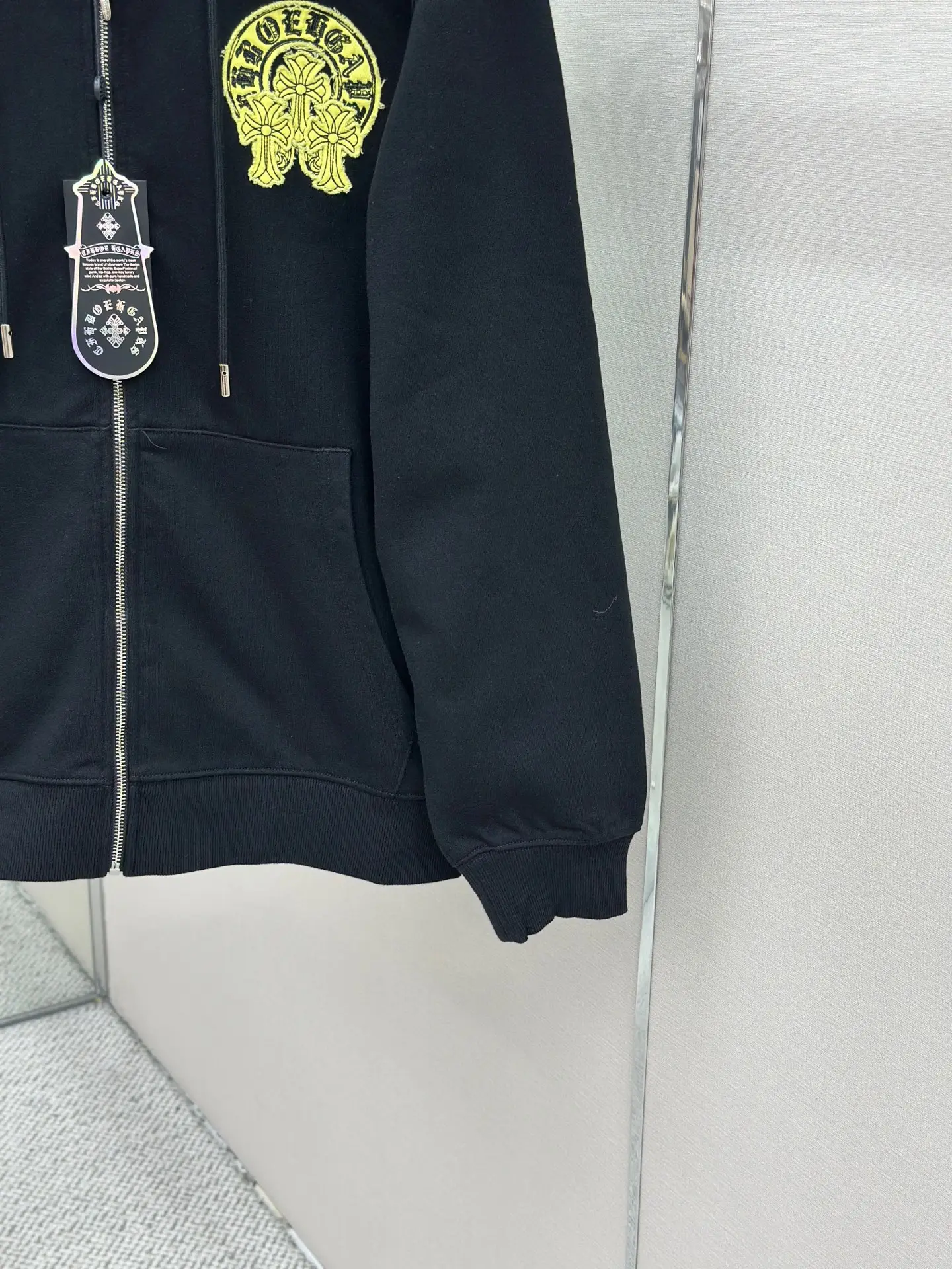 Logo Patch Zip-Up Hoodie D24521456 — view 6