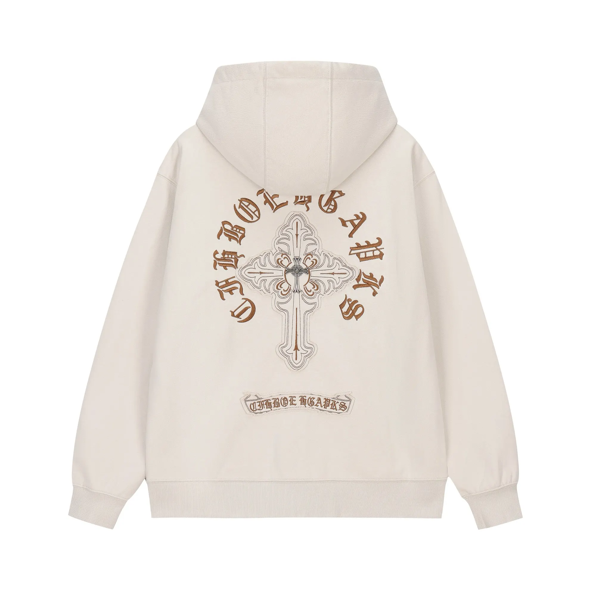 Embroidered Logo Cotton-Blend Hoodie D24521458