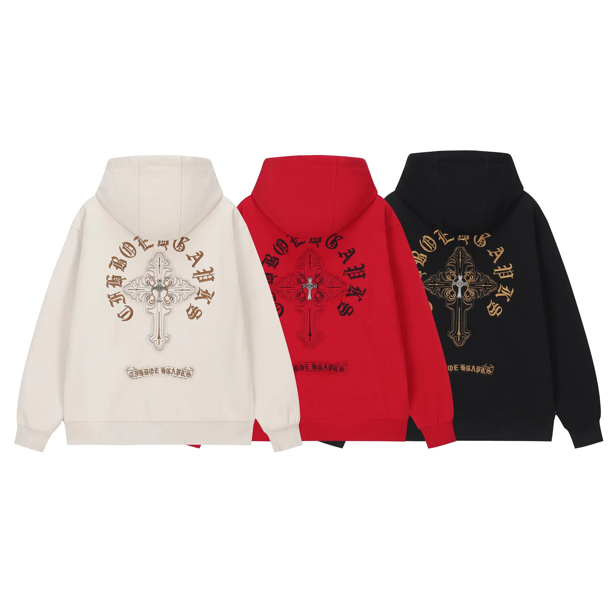 Embroidered Logo Cotton-Blend Hoodie D24521458 — view 8