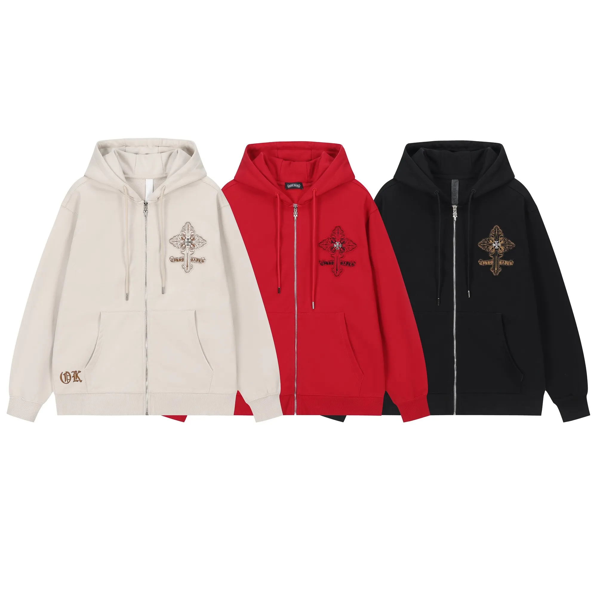 Embroidered Logo Cotton-Blend Hoodie D24521458 — view 9