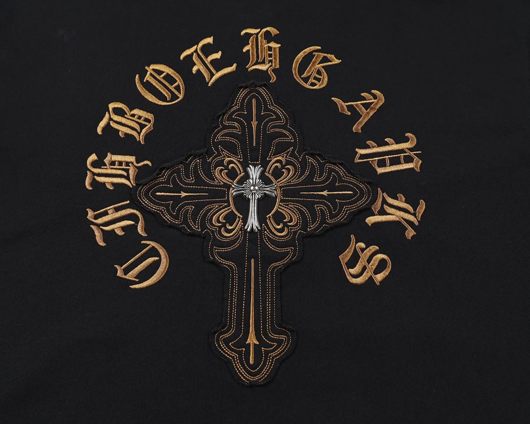 Embroidered Patchwork Zip-Up Hoodie D24521460 — view 5