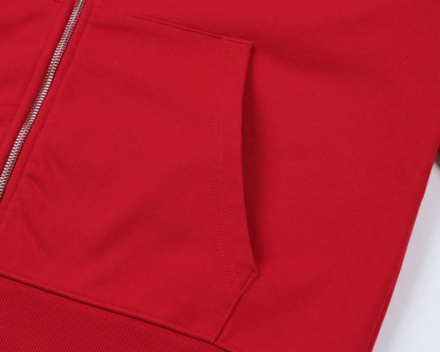 Logo Embroidery Cotton-Blend Zip-Up Hoodie D24521459 — view 7