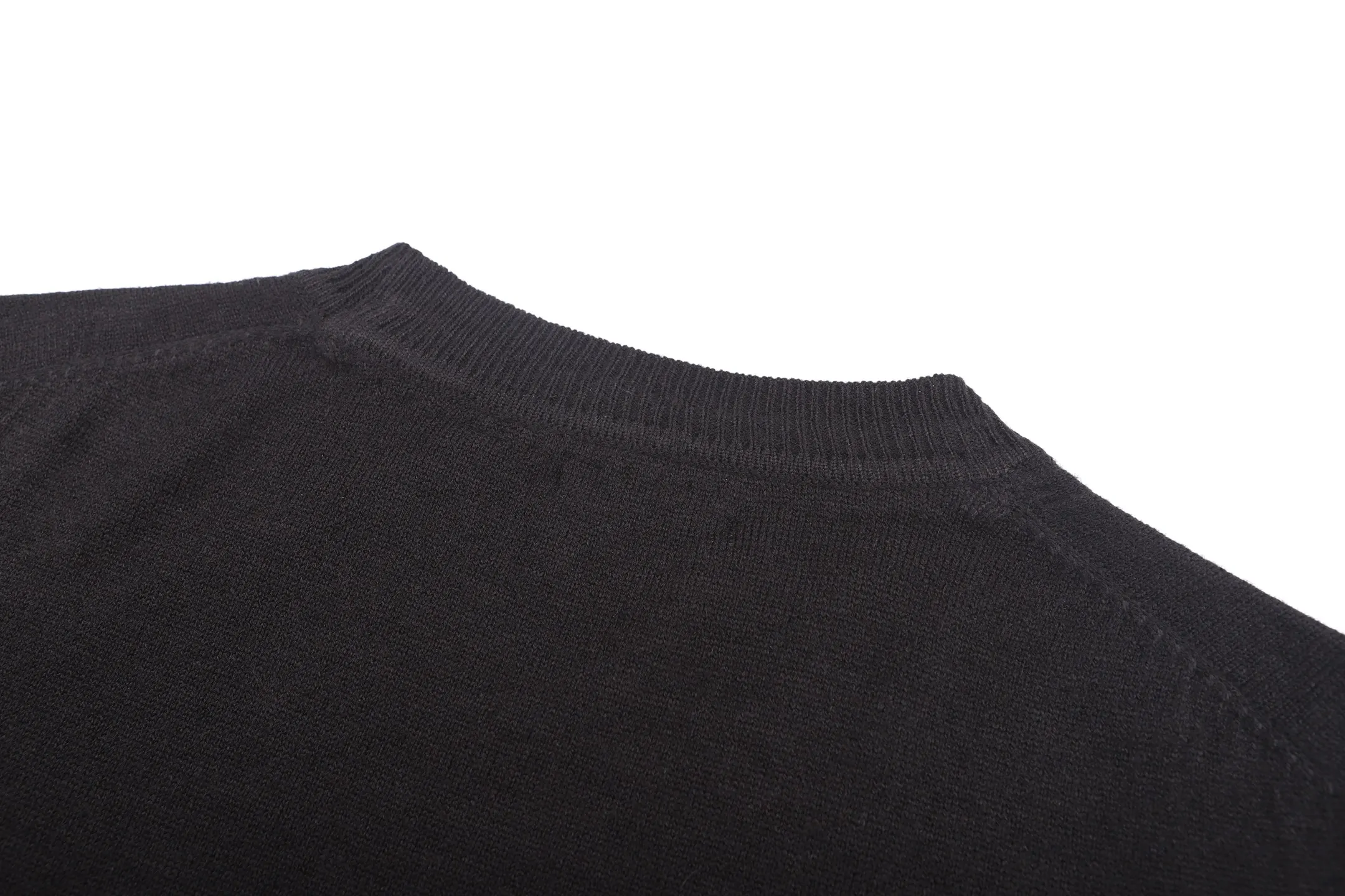 Striped Trim Merino Wool Blend Sweater D24521906 — view 4