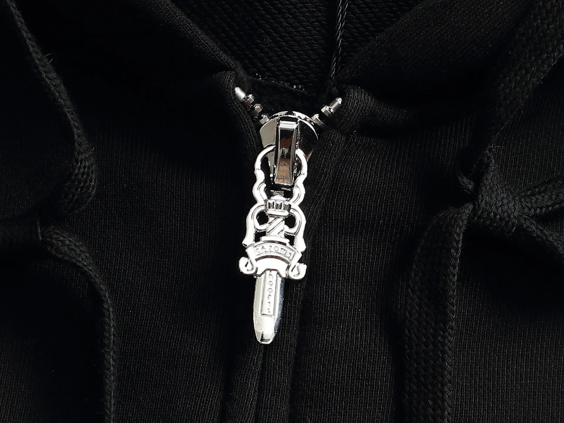 Logo Embroidered Zip-Up Hoodie D24521993 — view 7