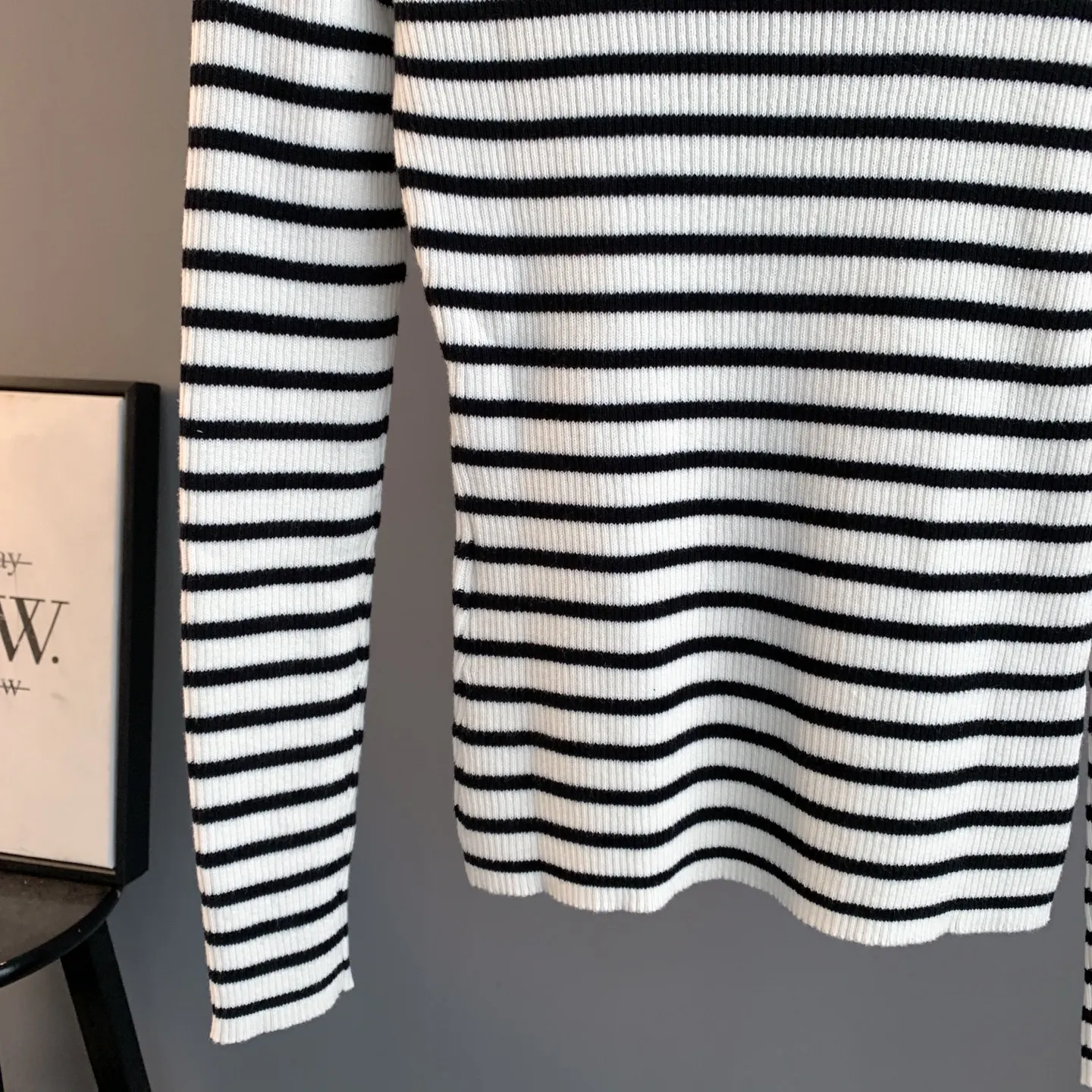 Star Intarsia Striped Wool Sweater D24522894 — view 8