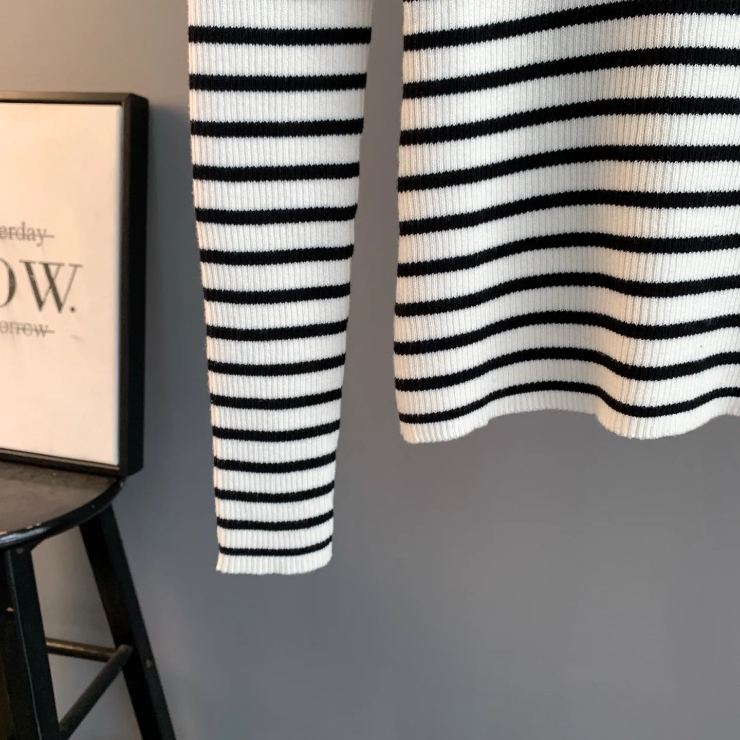 Star Intarsia Striped Wool Sweater D24522894 — view 10