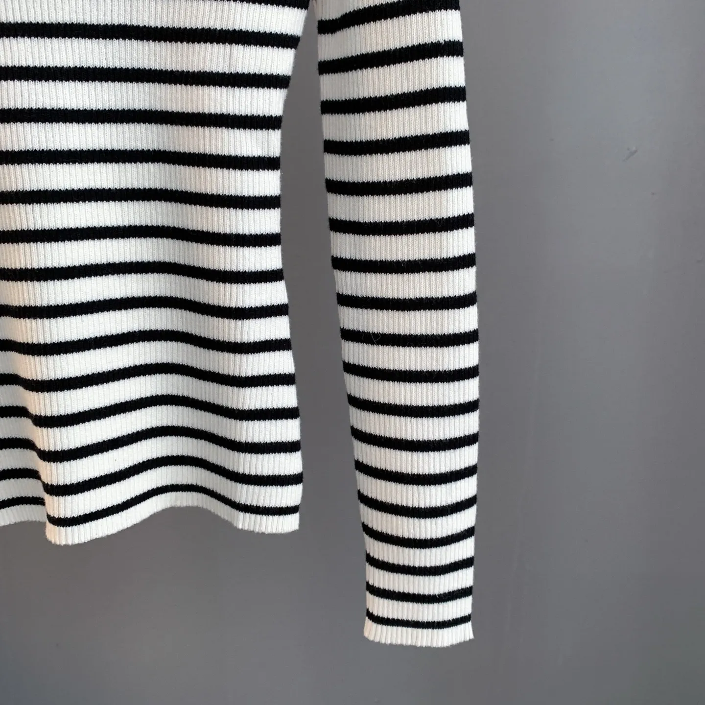 Star Intarsia Striped Wool Sweater D24522894 — view 11