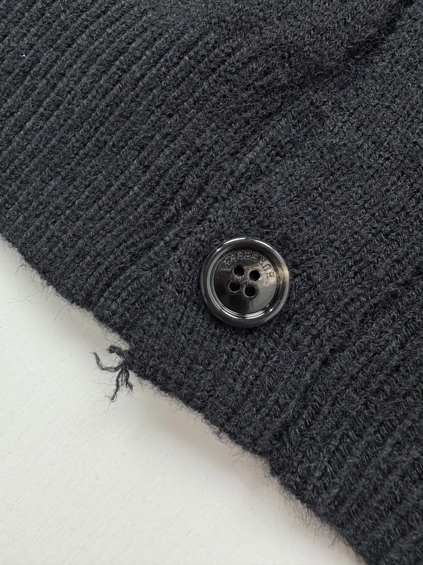 Logo-Embroidered Collared Knit Cardigan D25022617 — view 4