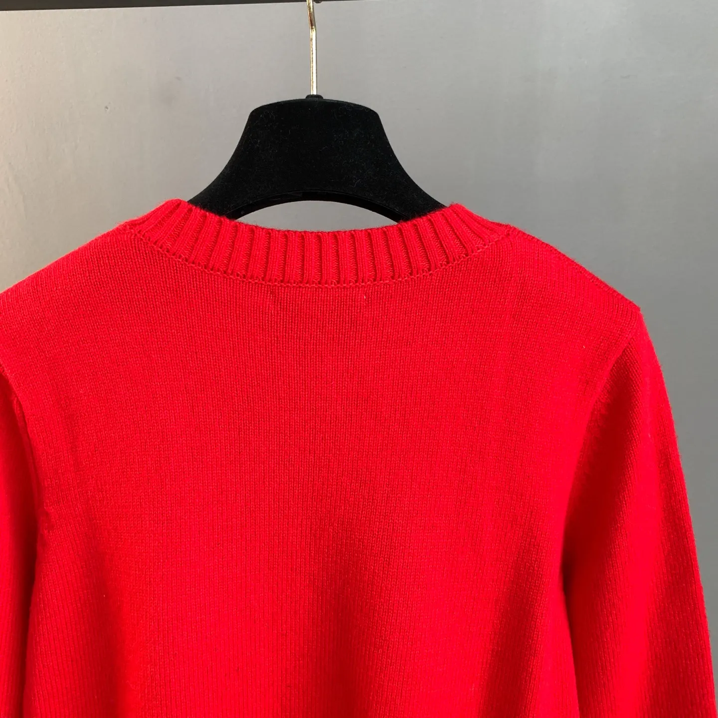 Logo Intarsia Wool Crew-Neck Sweater D25022889 — view 4