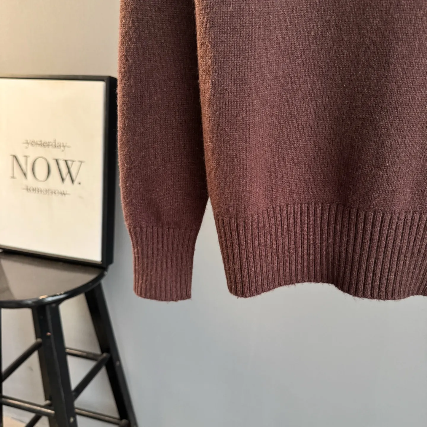 Logo Jacquard Wool and Cashmere-Blend Sweater D25022768 — view 9