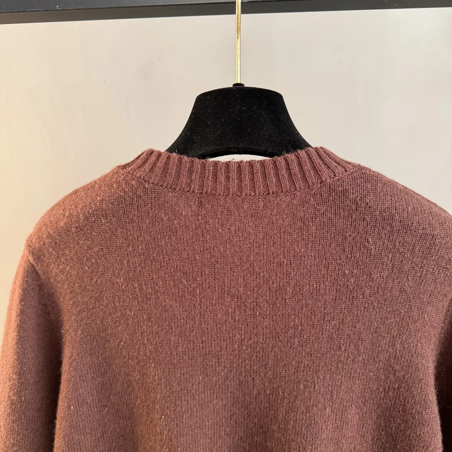 Logo Jacquard Wool and Cashmere-Blend Sweater D25022768 — view 11