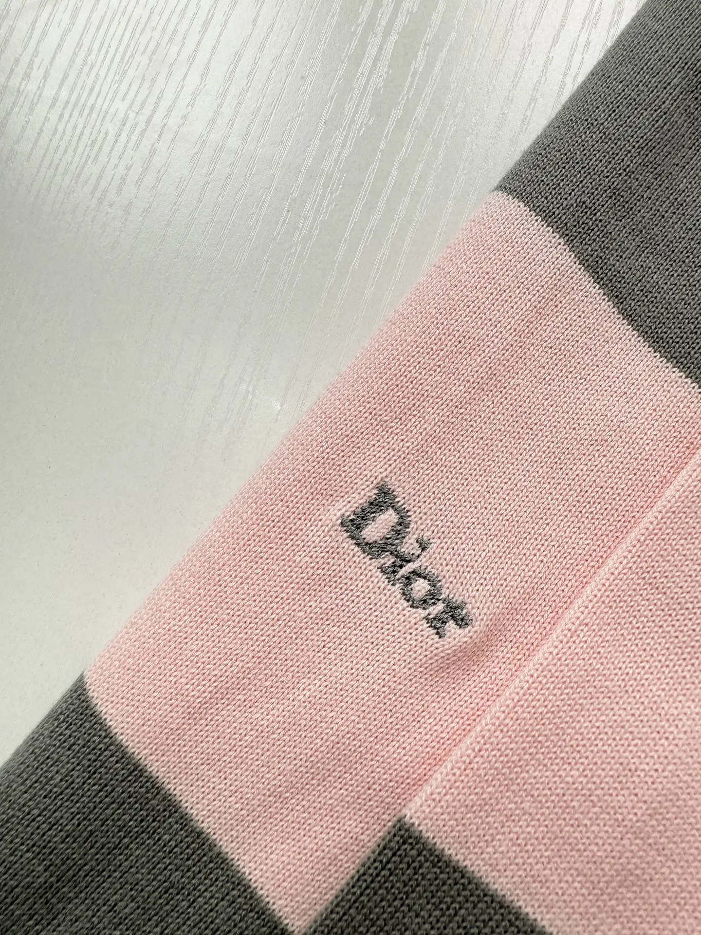 Striped Knit Long-Sleeve Polo Shirt D25523450 — view 8