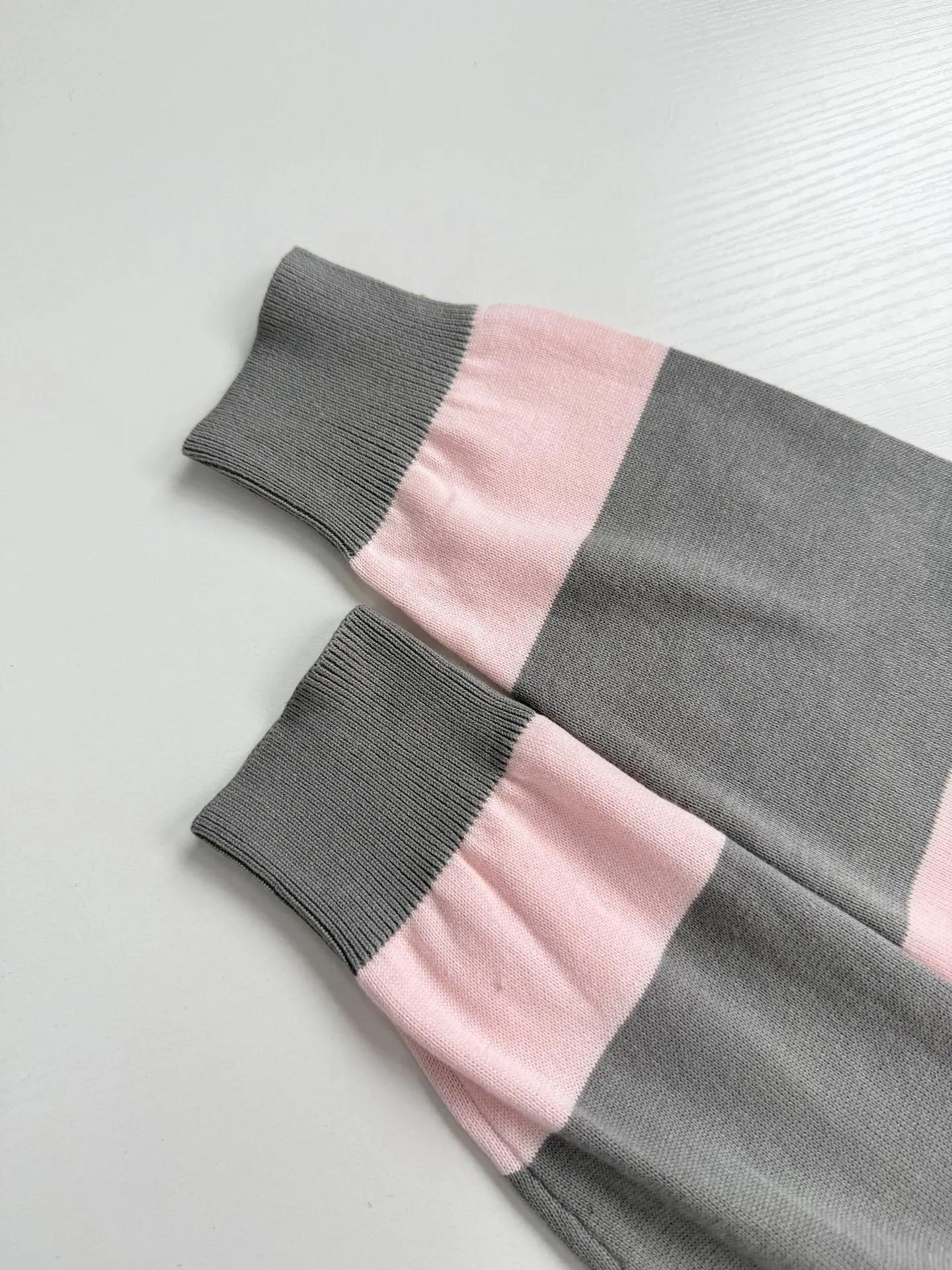 Striped Knit Long-Sleeve Polo Shirt D25523450 — view 9