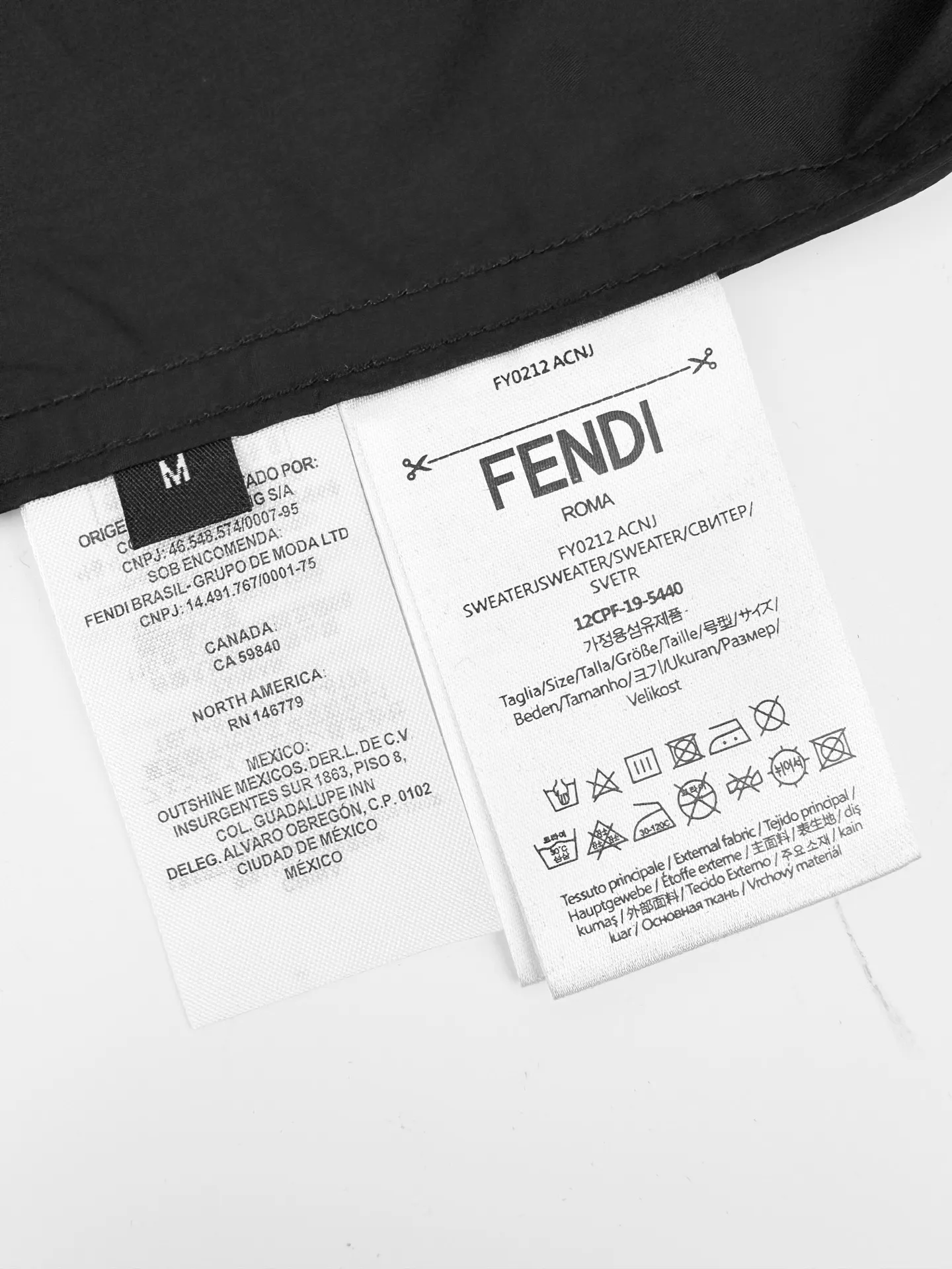 Fendi Utility Pocket Cotton Shirt D25523603 — view 11