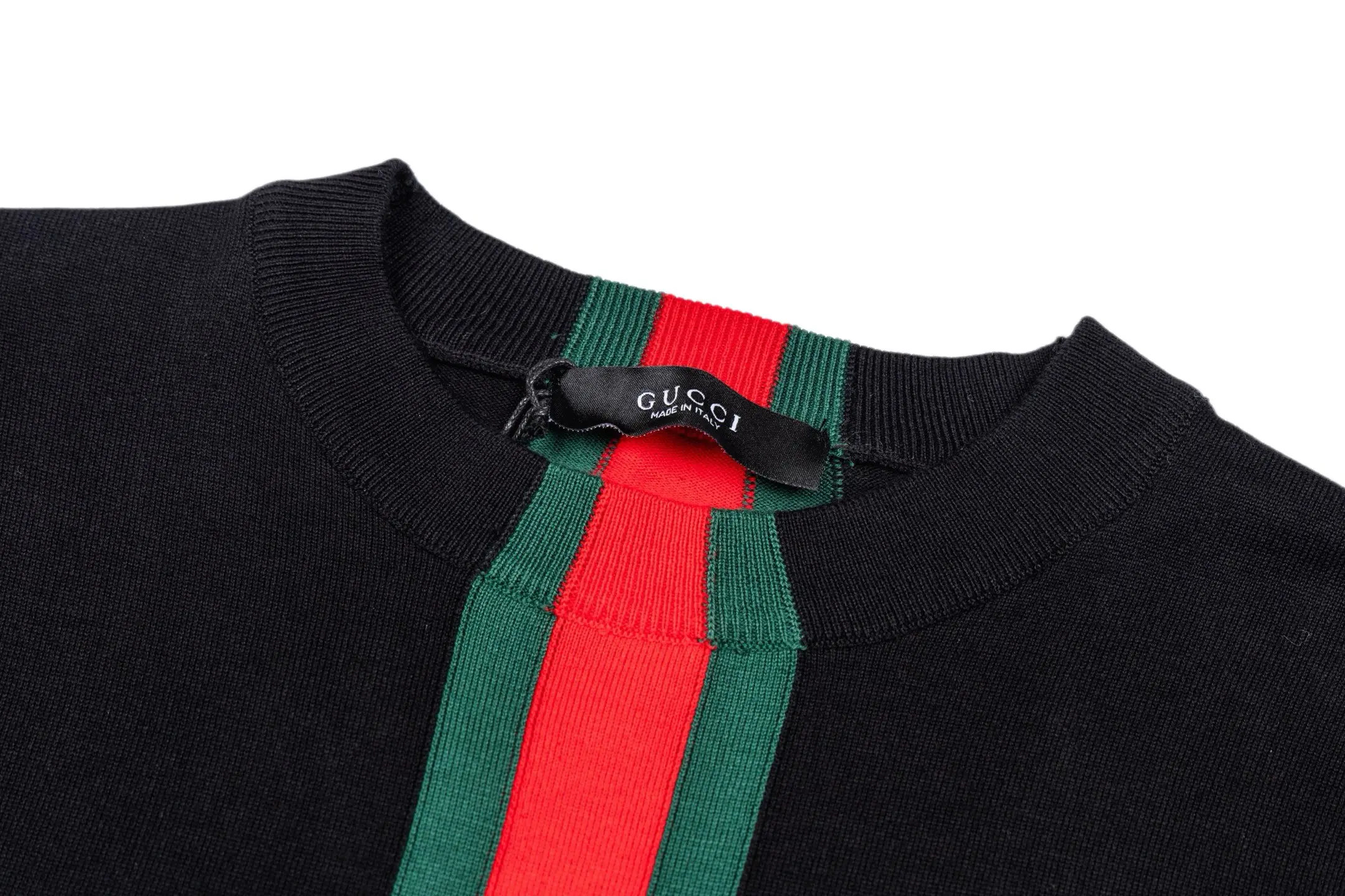 Web Stripe Crew-Neck Knit Sweater D25519816 — view 3