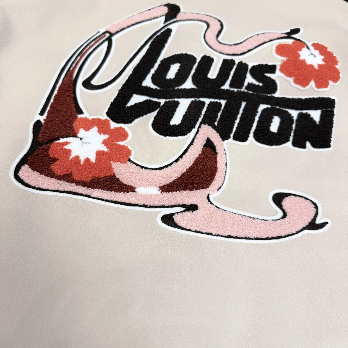 Louis Vuitton Leather-Sleeved Varsity Jacket D25521361 — view 4