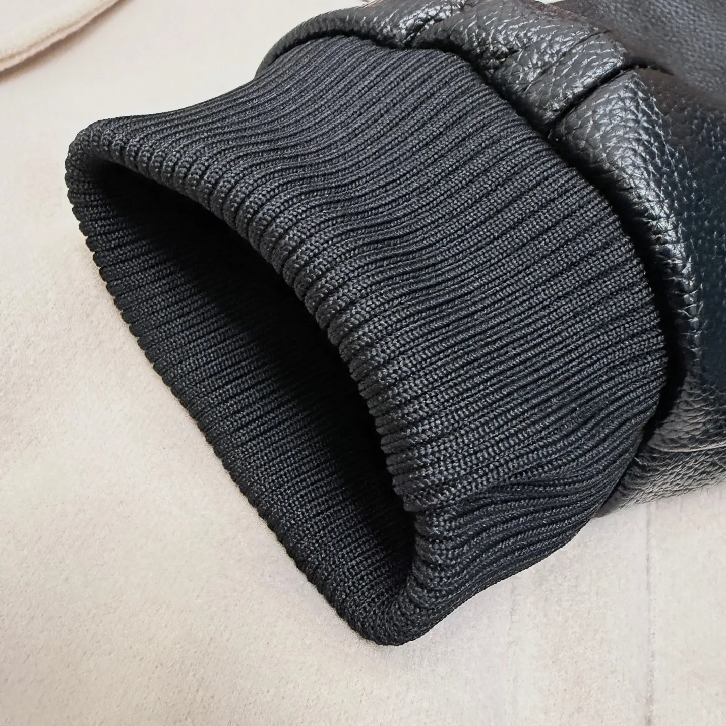 Louis Vuitton Leather-Sleeved Varsity Jacket D25521361 — view 8