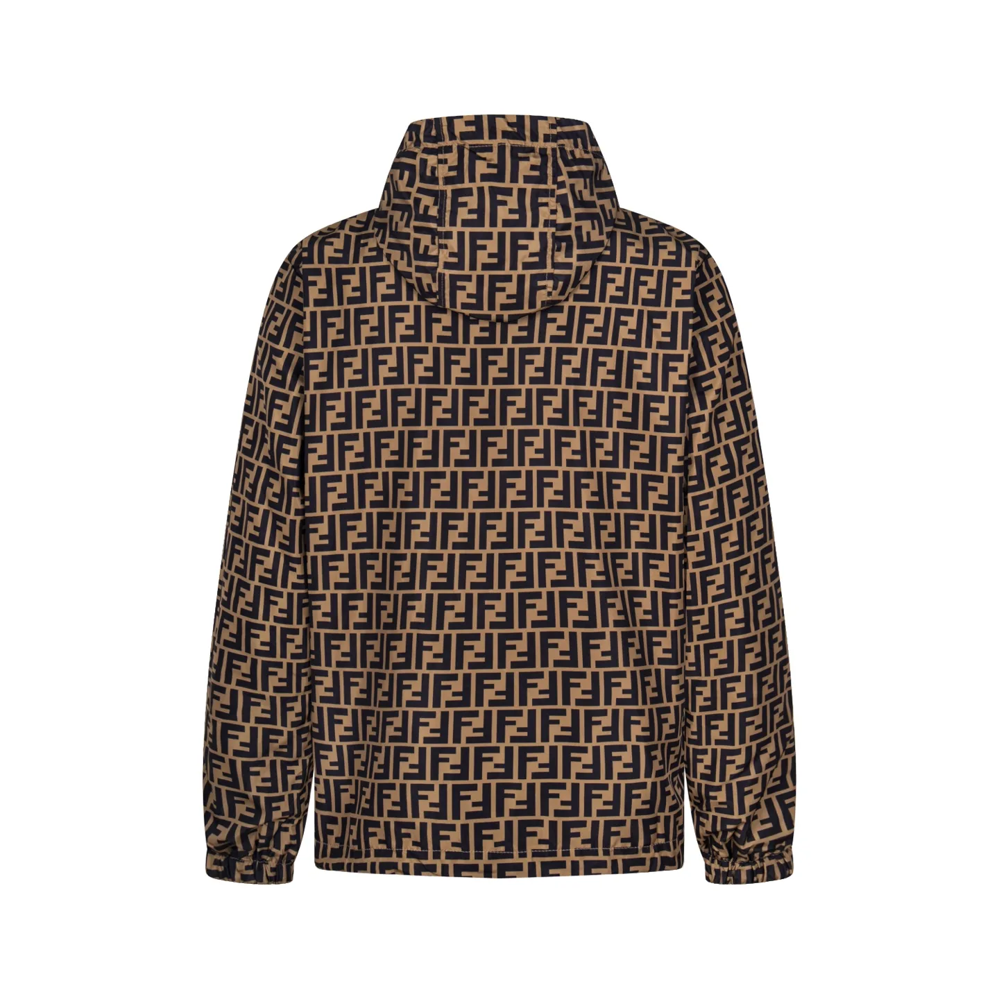 Reversible FF Monogram Jacquard Hooded Jacket D25522199 — view 2