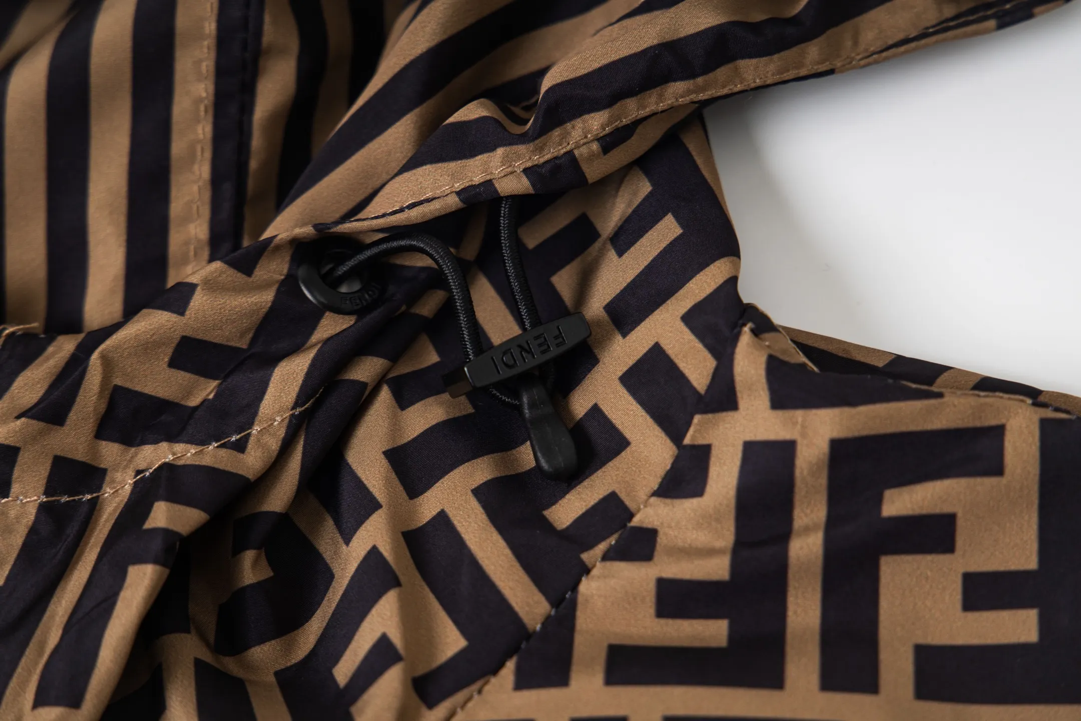 Reversible FF Monogram Jacquard Hooded Jacket D25522199 — view 5