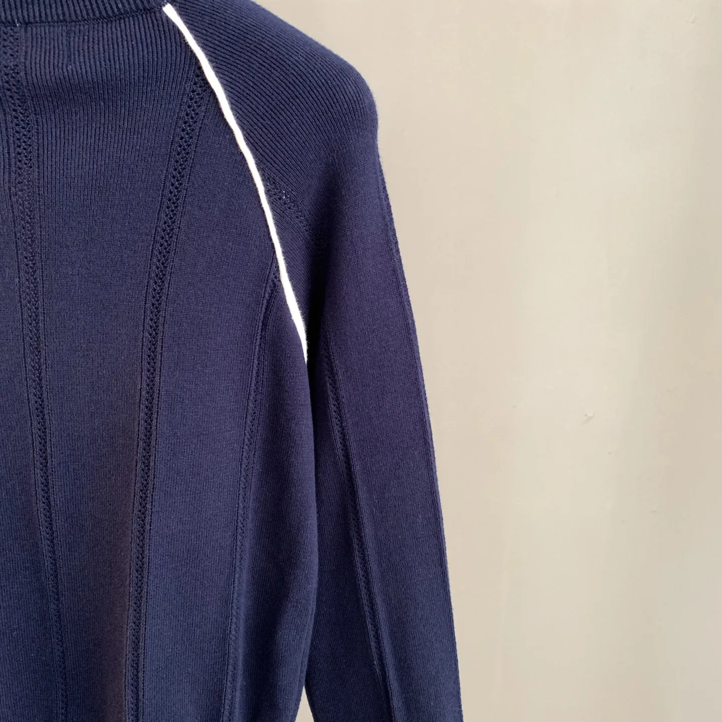 Logo-Embroidered Zip-Up Knit Cardigan D25522891 — view 7
