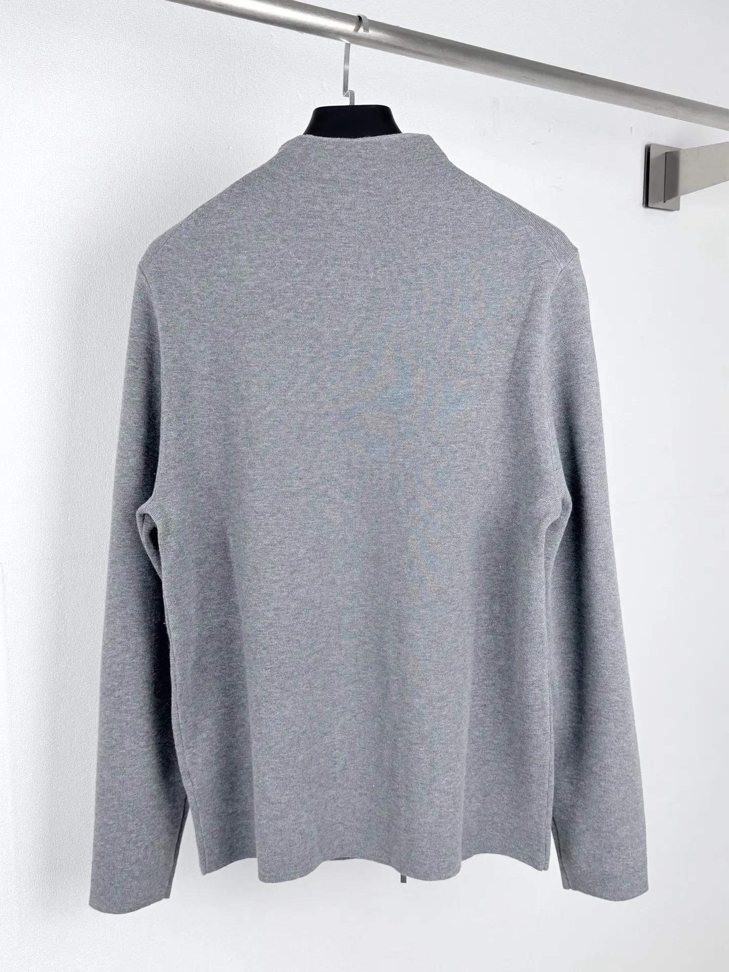CD Icon Embossed Wool Zip-Up Sweater D26021437 — view 3