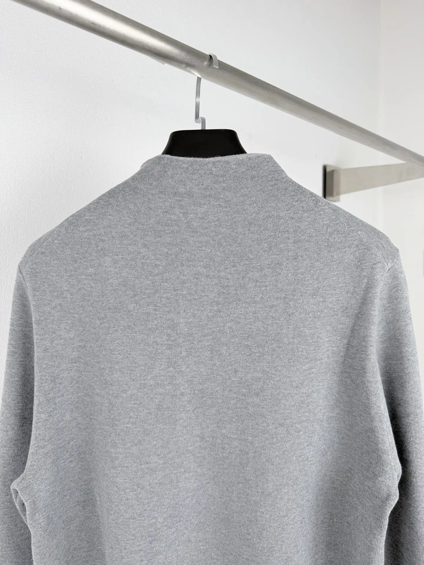 CD Icon Embossed Wool Zip-Up Sweater D26021437 — view 4