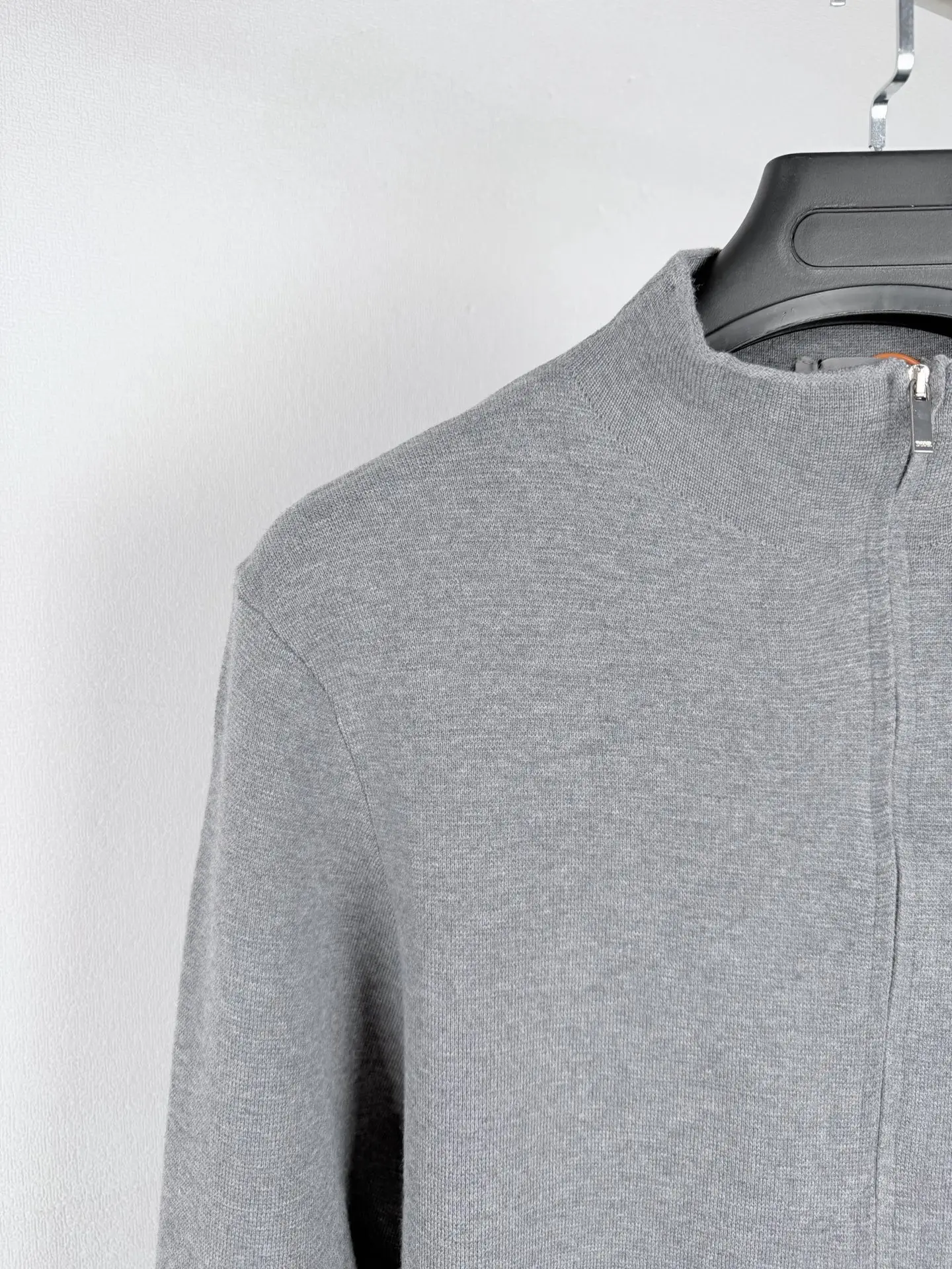 CD Icon Embossed Wool Zip-Up Sweater D26021437 — view 7