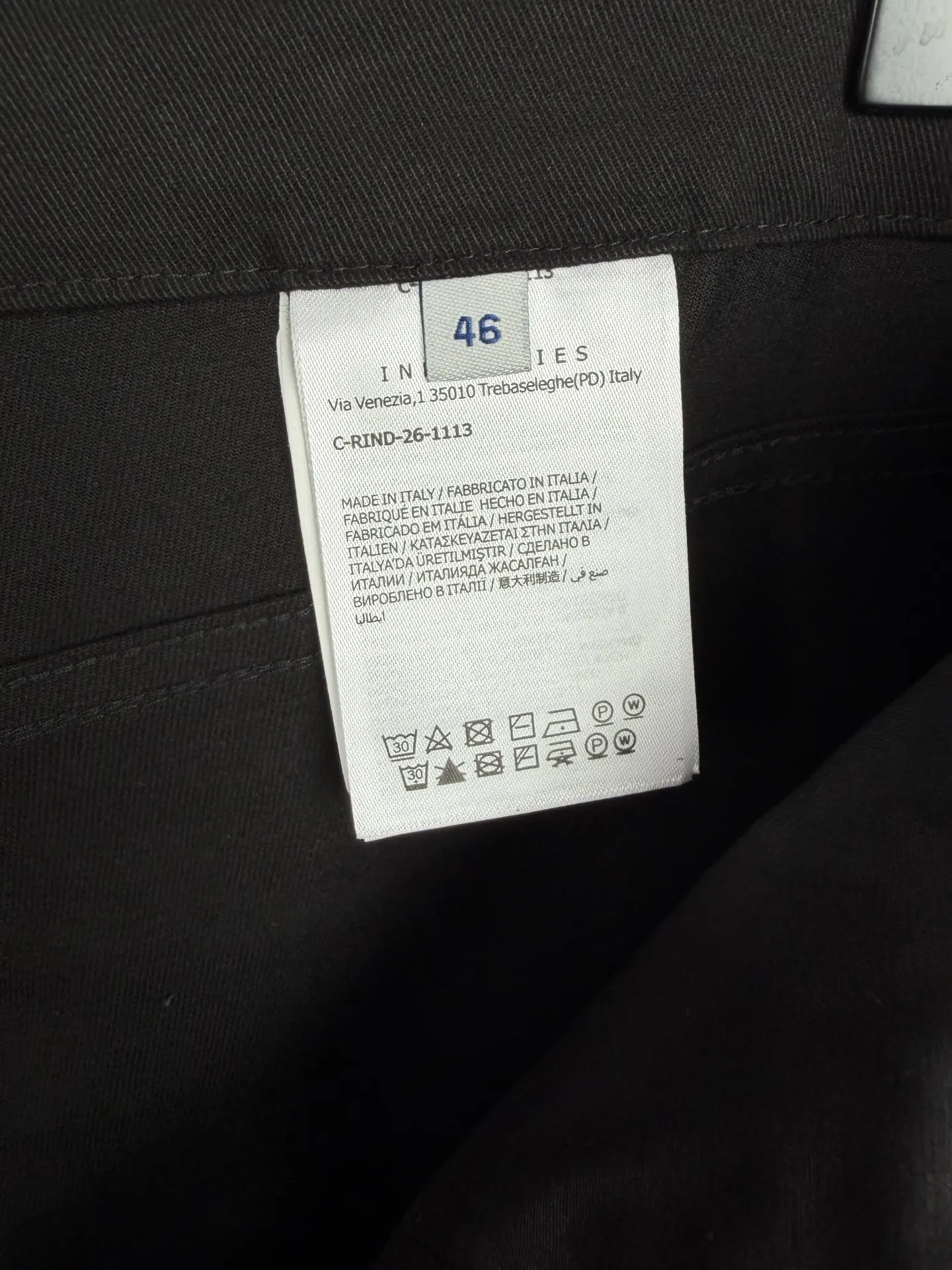 Straight-Leg Logo Patch Trousers D26019992 — view 12