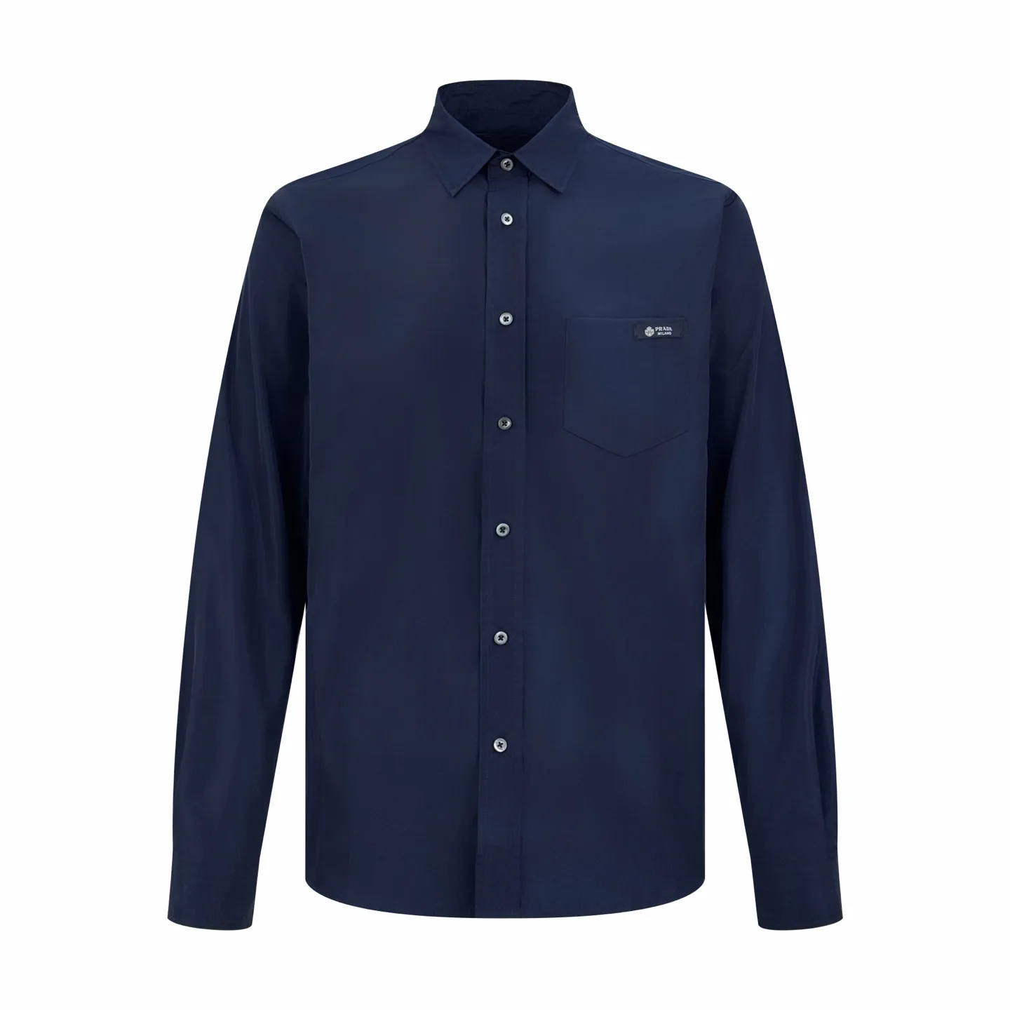 Logo-Label Re-Nylon Long-Sleeved Shirt D26023465