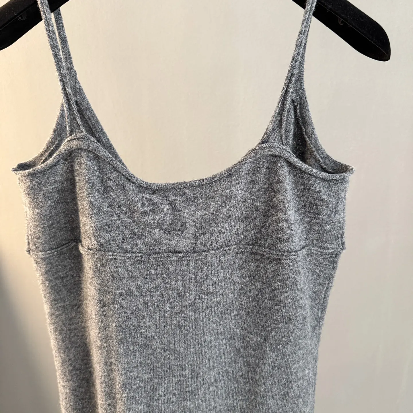 Logo-Patch Knit Cami Midi Dress D26022756 — view 3