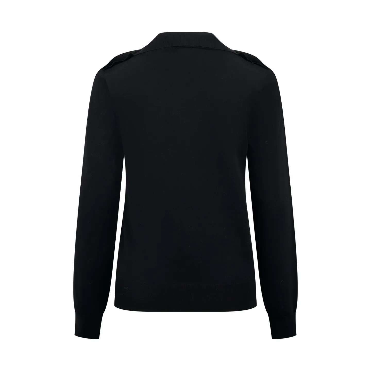 Anagram Embroidered Merino Wool-Blend Sweater D26521406 — view 2