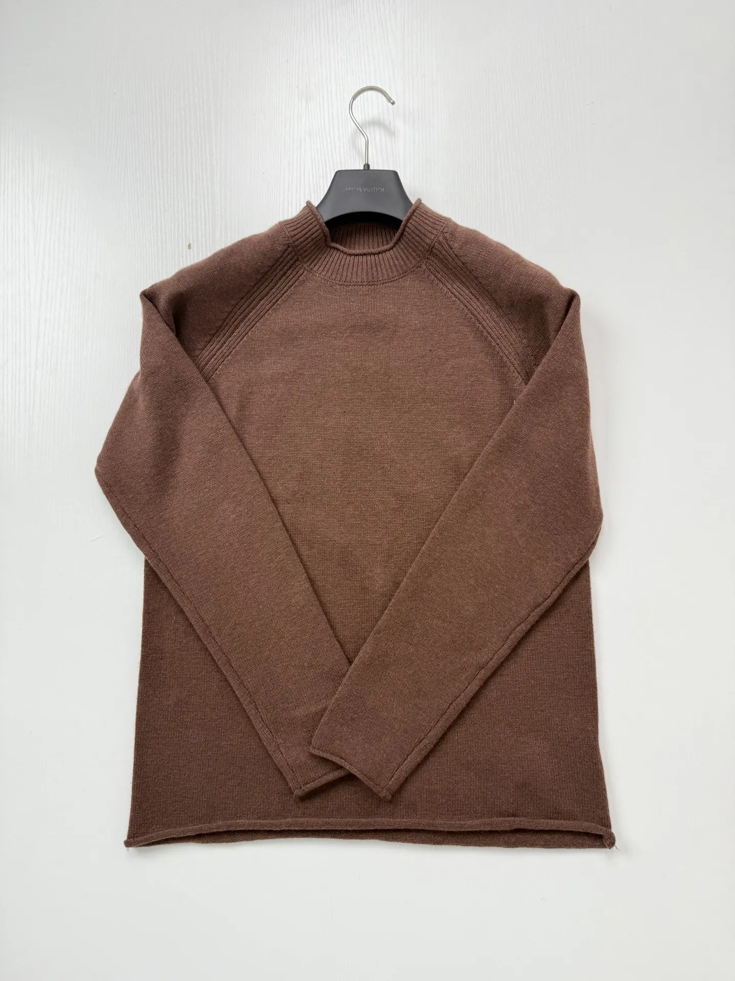 Raglan-Sleeve Ribbed Knit Sweater D26523452 — view 3