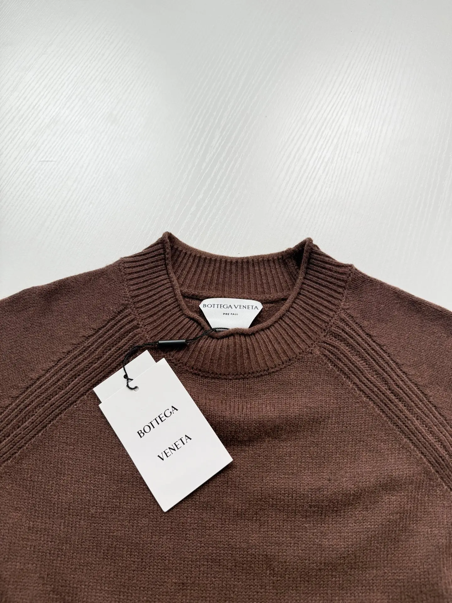 Raglan-Sleeve Ribbed Knit Sweater D26523452 — view 4