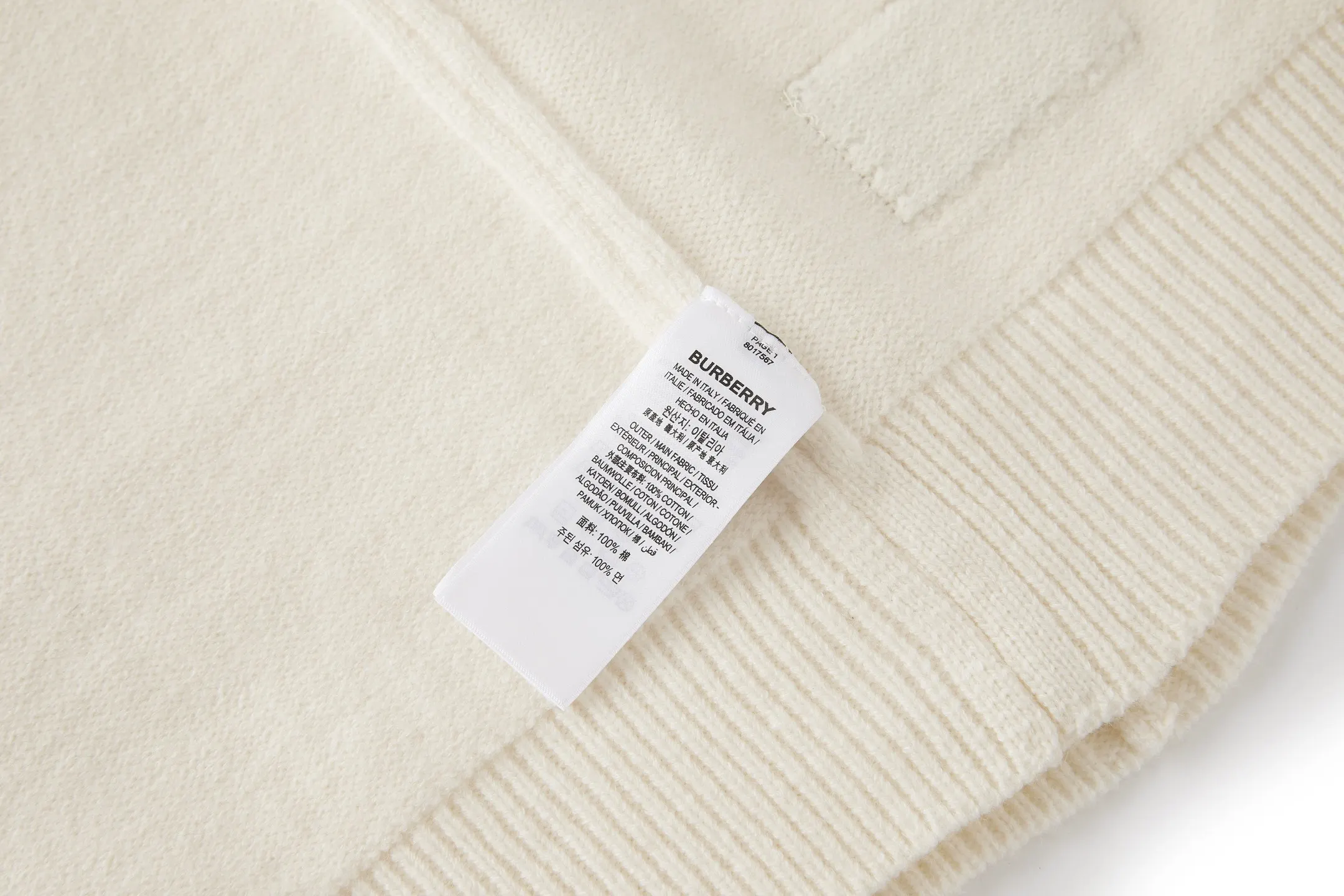EKD Intarsia Cashmere-Blend Knit Cardigan D26523471 — view 8