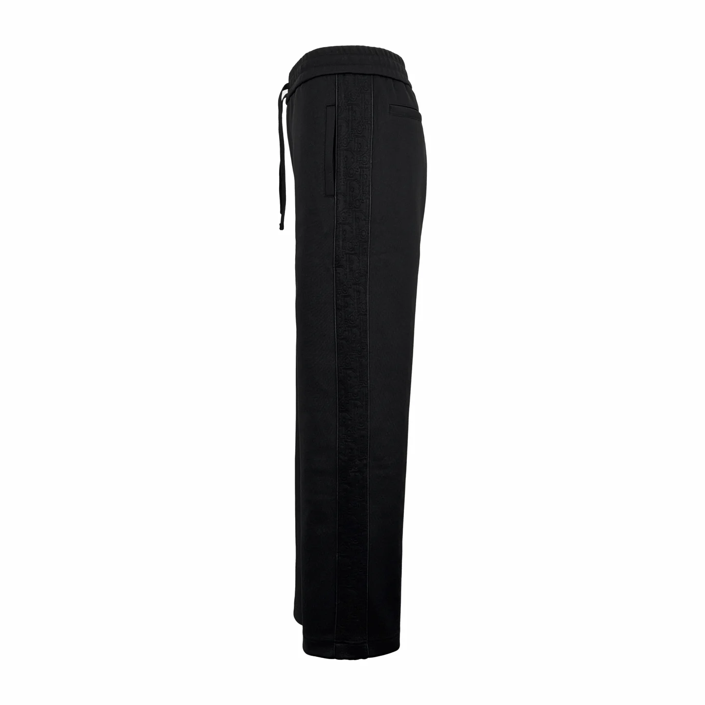 Oblique Inset Wide-Leg Knit Trousers D26521891 — view 2