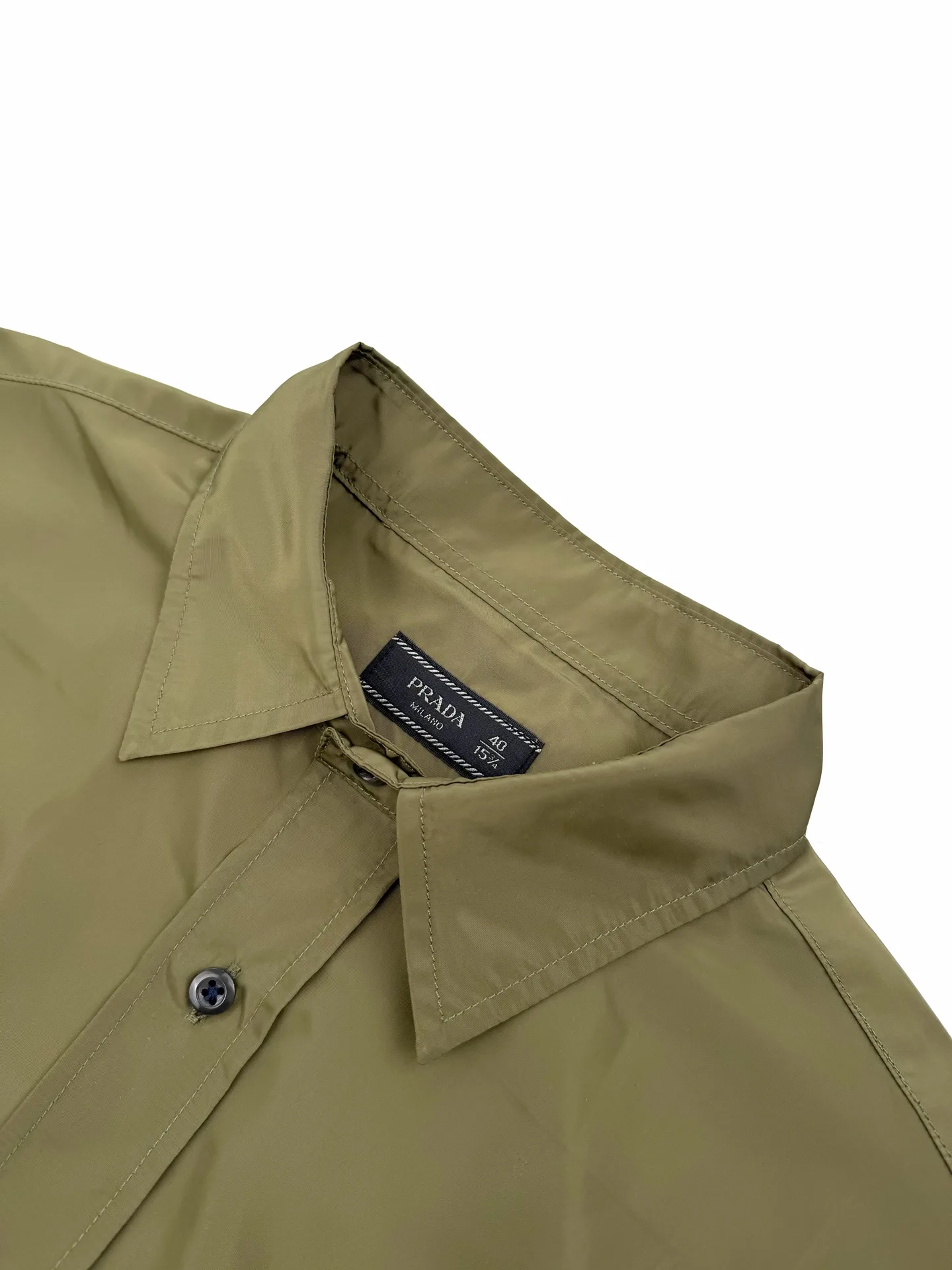 Re-Nylon Logo-Patch Utility Shirt D26523605 — view 3