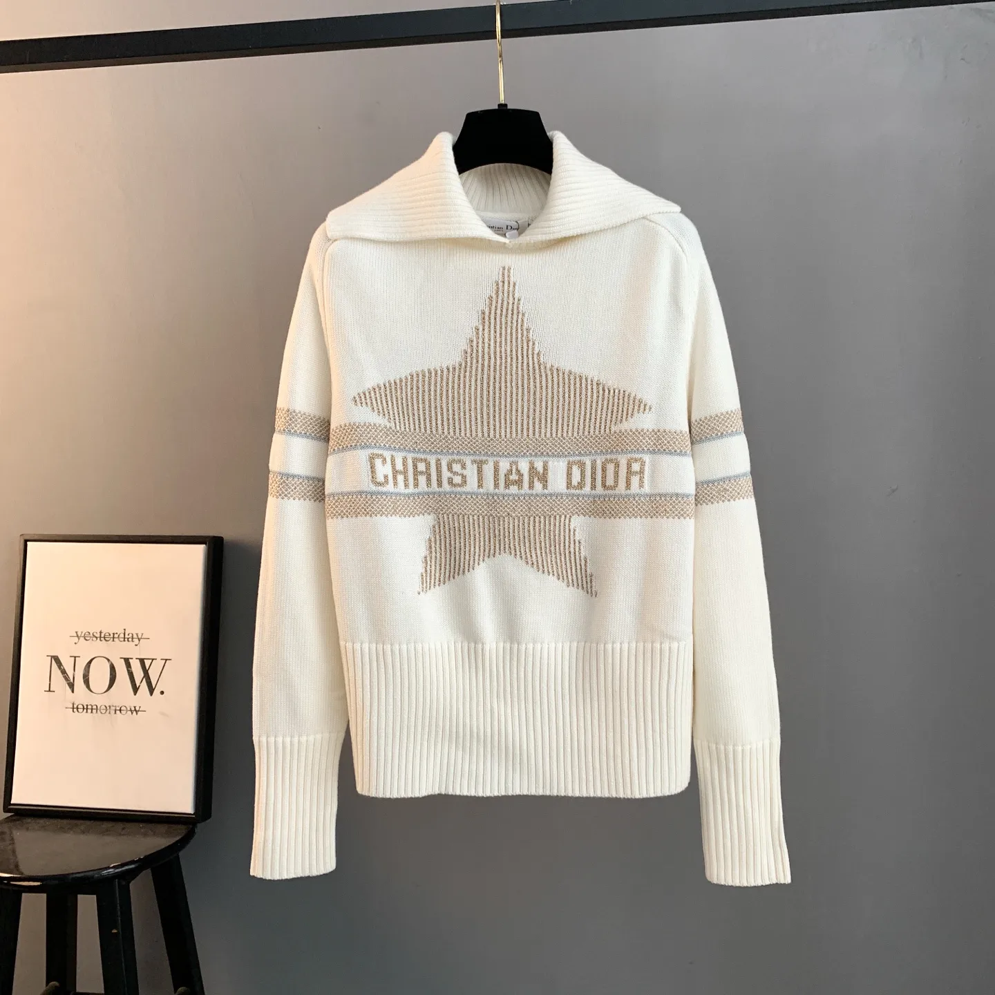 Dior Alps Star Jacquard Wool-Cashmere Sweater D26522773