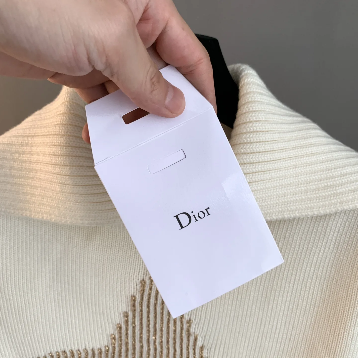 Dior Alps Star Jacquard Wool-Cashmere Sweater D26522773 — view 5