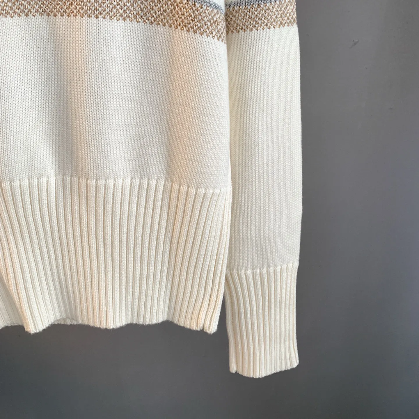 Dior Alps Star Jacquard Wool-Cashmere Sweater D26522773 — view 9