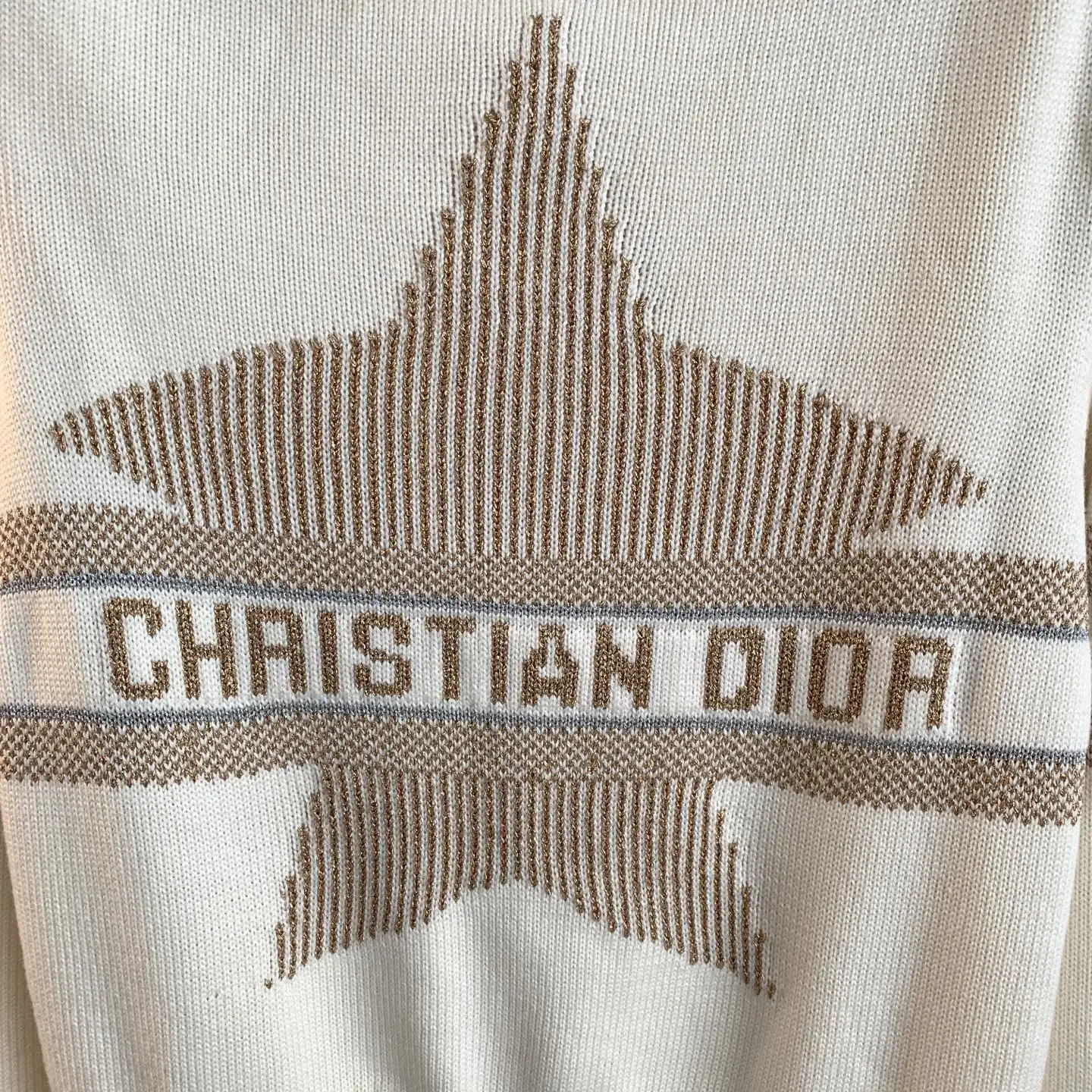 Dior Alps Star Jacquard Wool-Cashmere Sweater D26522773 — view 10