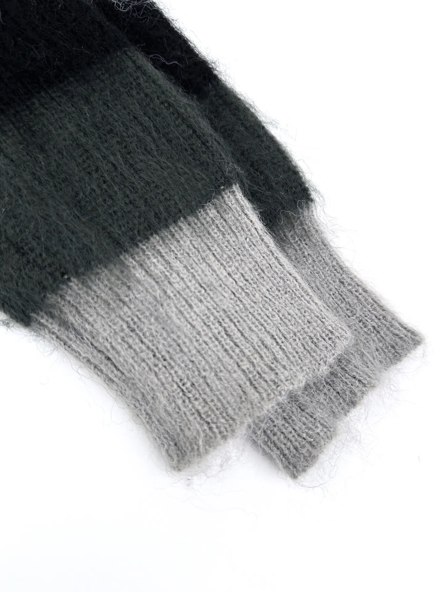 Logo Intarsia Striped Mohair-Blend Sweater D27021414 — view 7