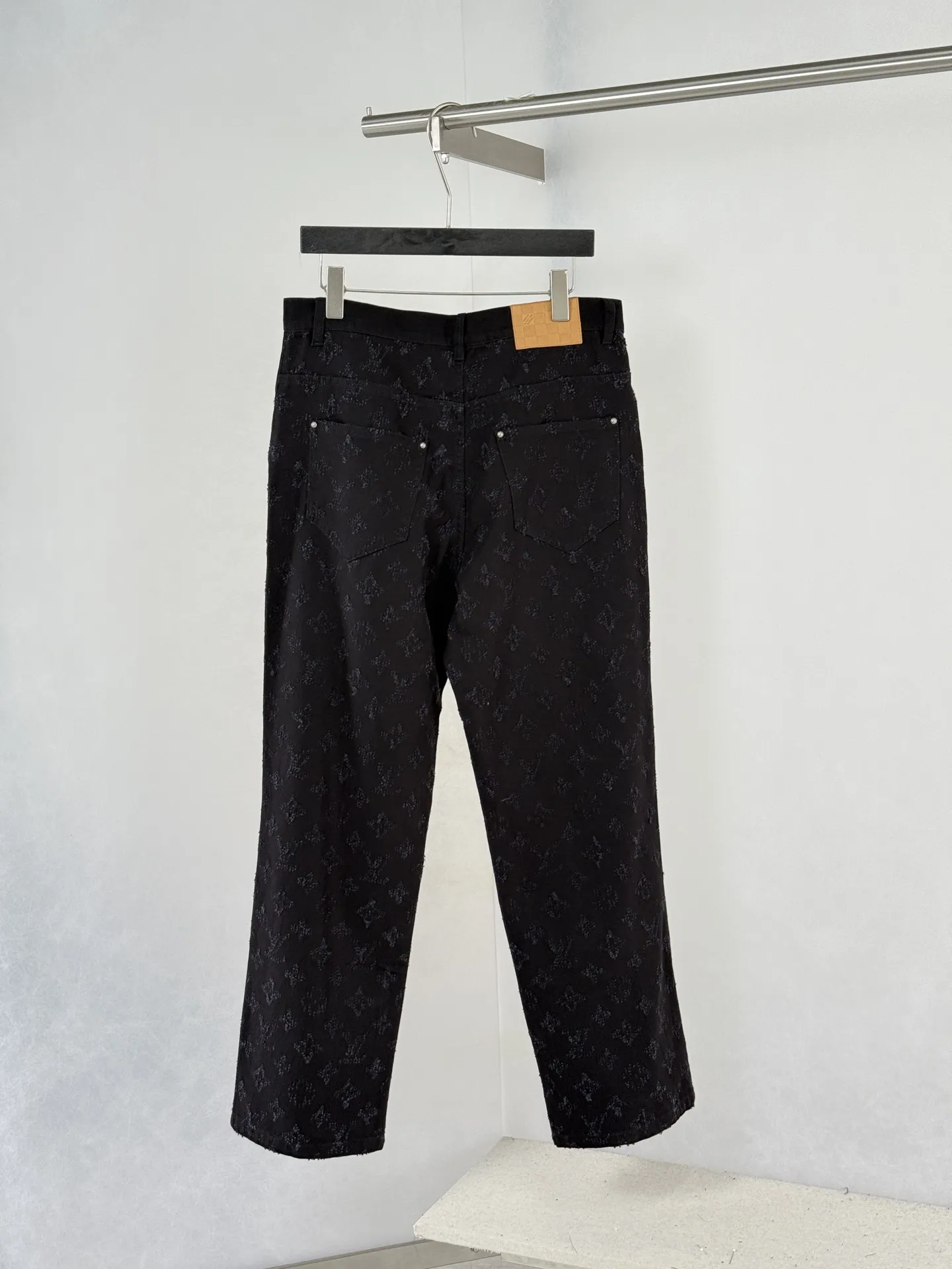 Monogram Jacquard Straight-Leg Jeans D27019945 — view 2