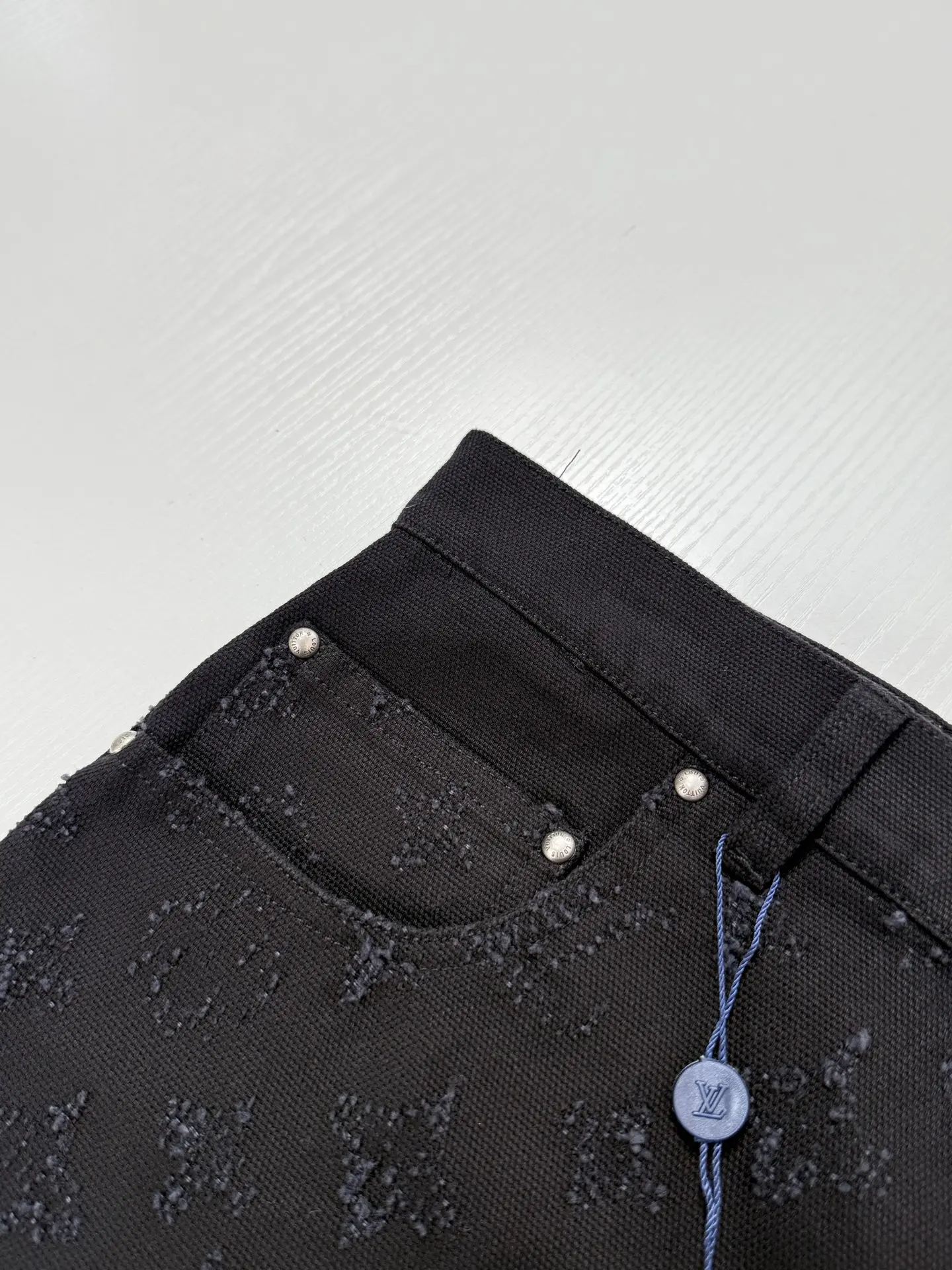 Monogram Jacquard Straight-Leg Jeans D27019945 — view 6