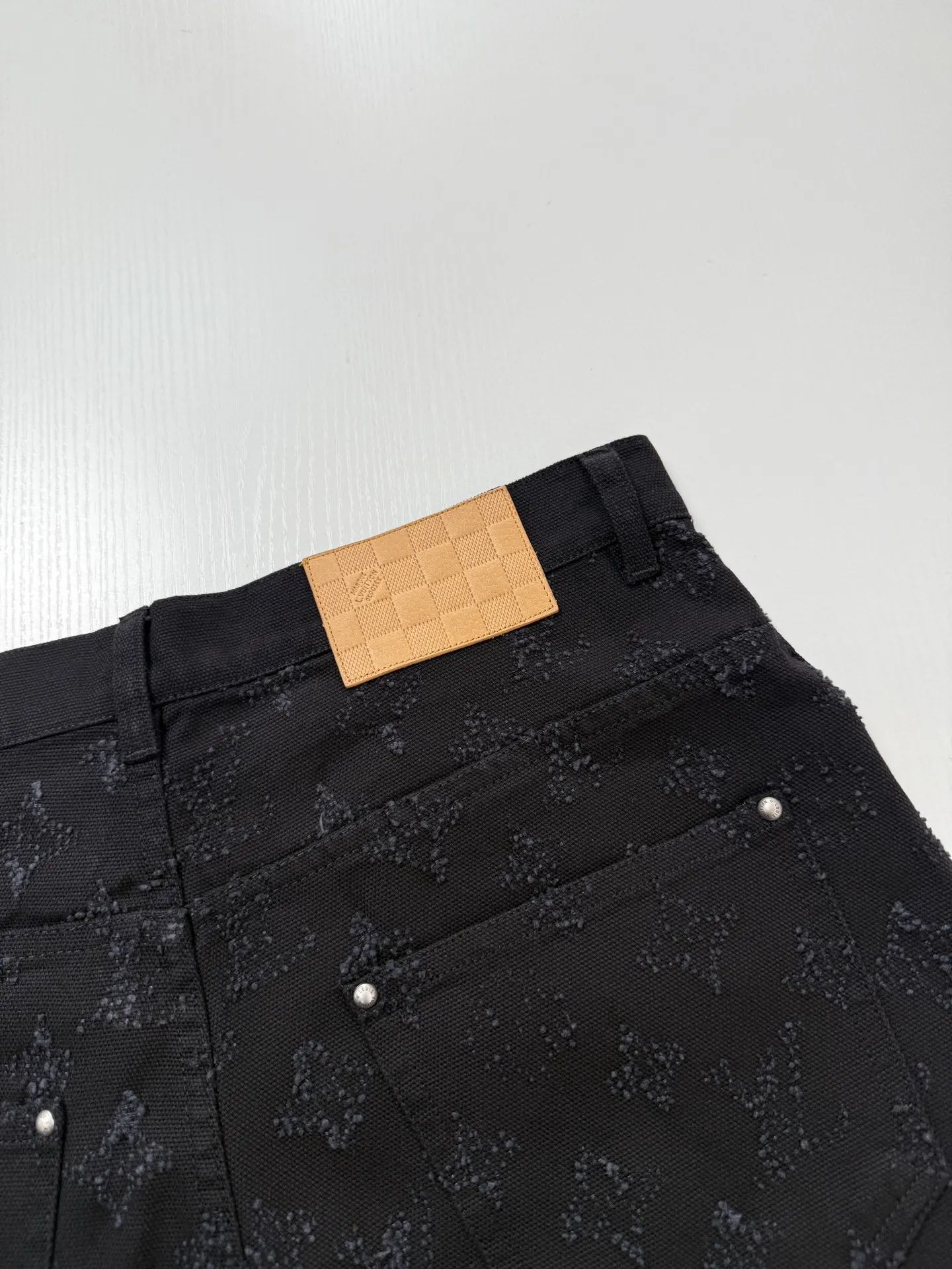 Monogram Jacquard Straight-Leg Jeans D27019945 — view 11