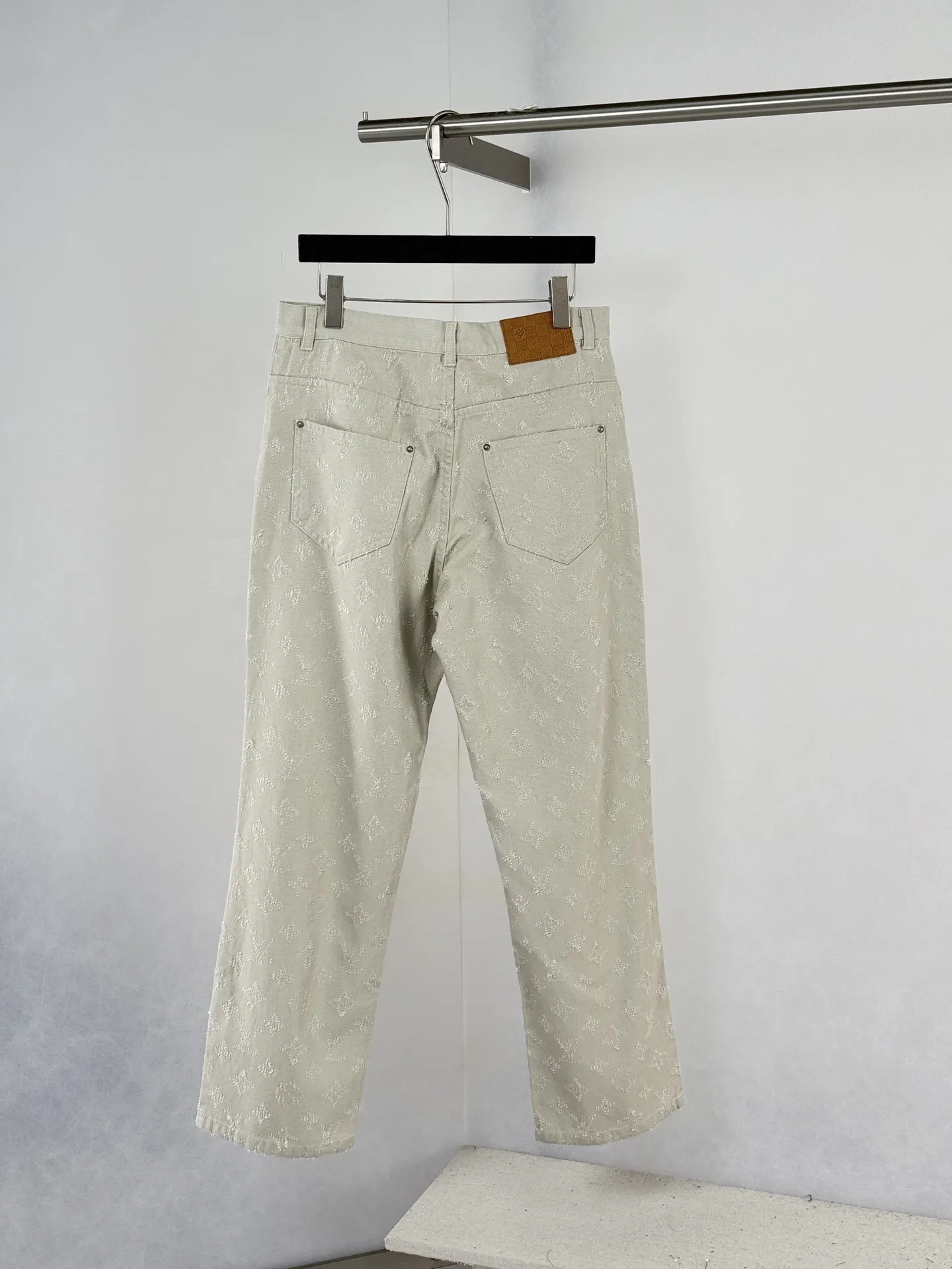 Monogram Jacquard Straight-Leg Jeans D27019944 — view 2