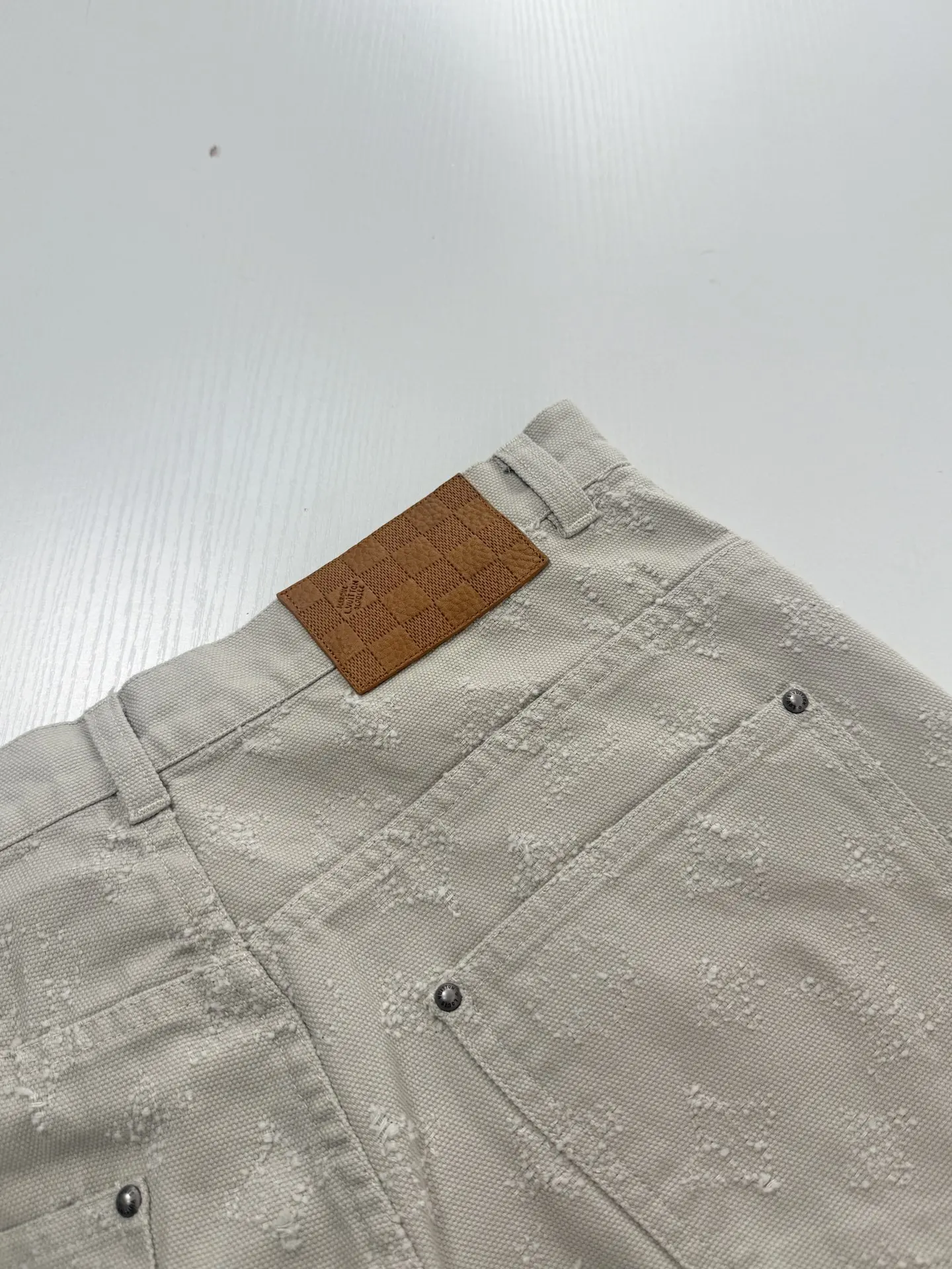Monogram Jacquard Straight-Leg Jeans D27019944 — view 10