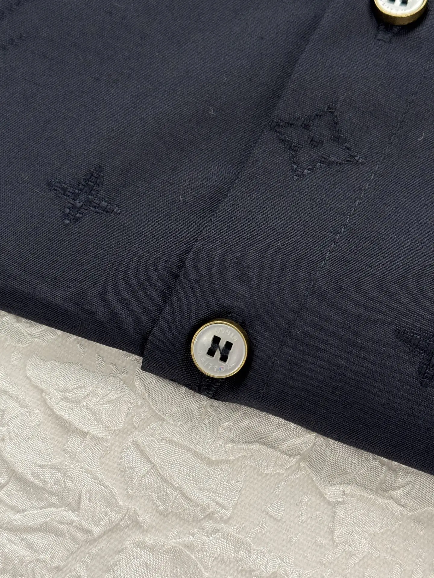 Monogram Embroidered Long-Sleeve Shirt D27019938 — view 6